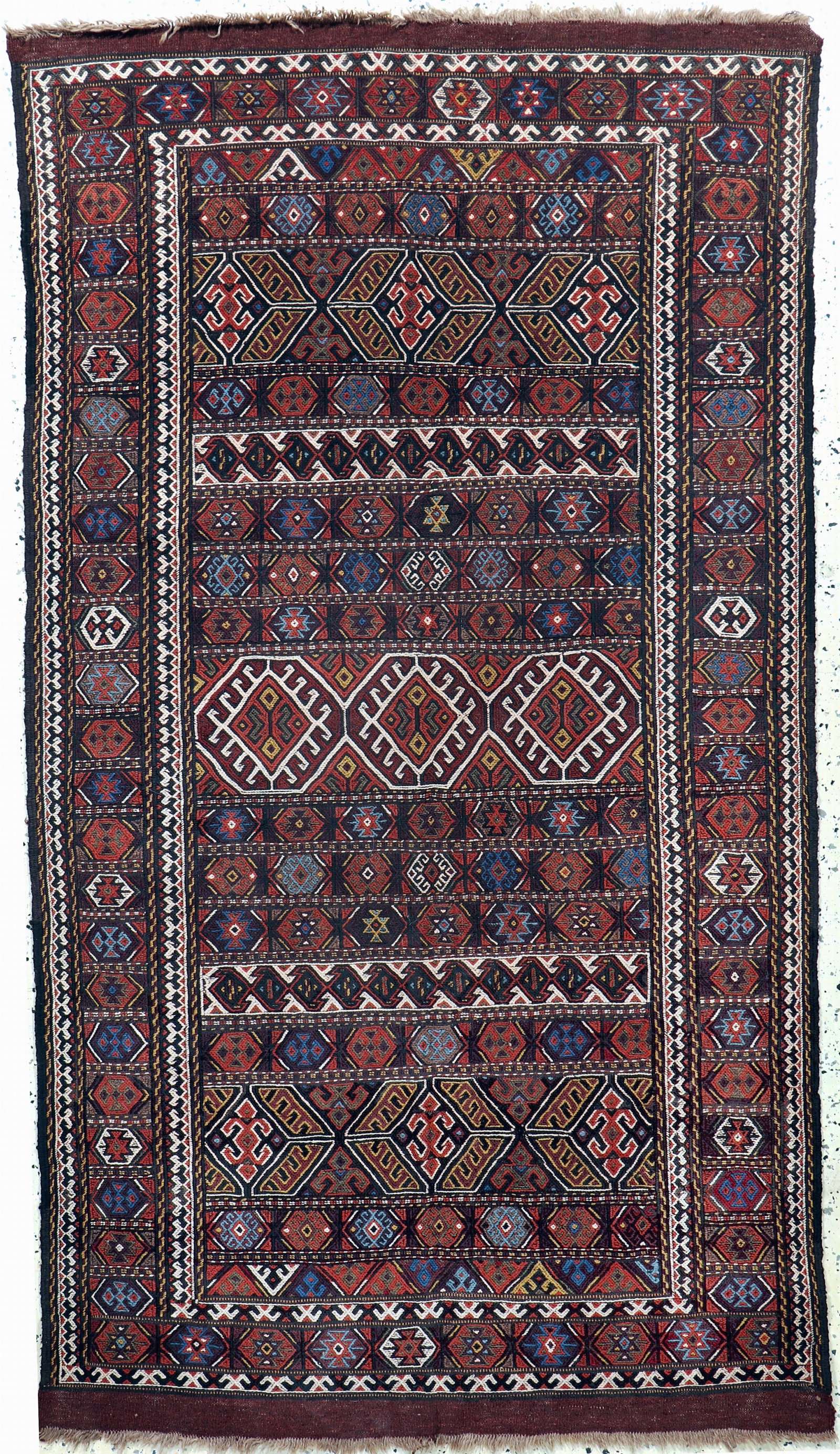 Sumakh old, Turkey, mid-20th century, wool on wool: Sumakh old, Turkey, mid-20th century, wool on wool, approx. 205 x 116 cm, condition: 2. Rugs, Carpets & Flatweaves