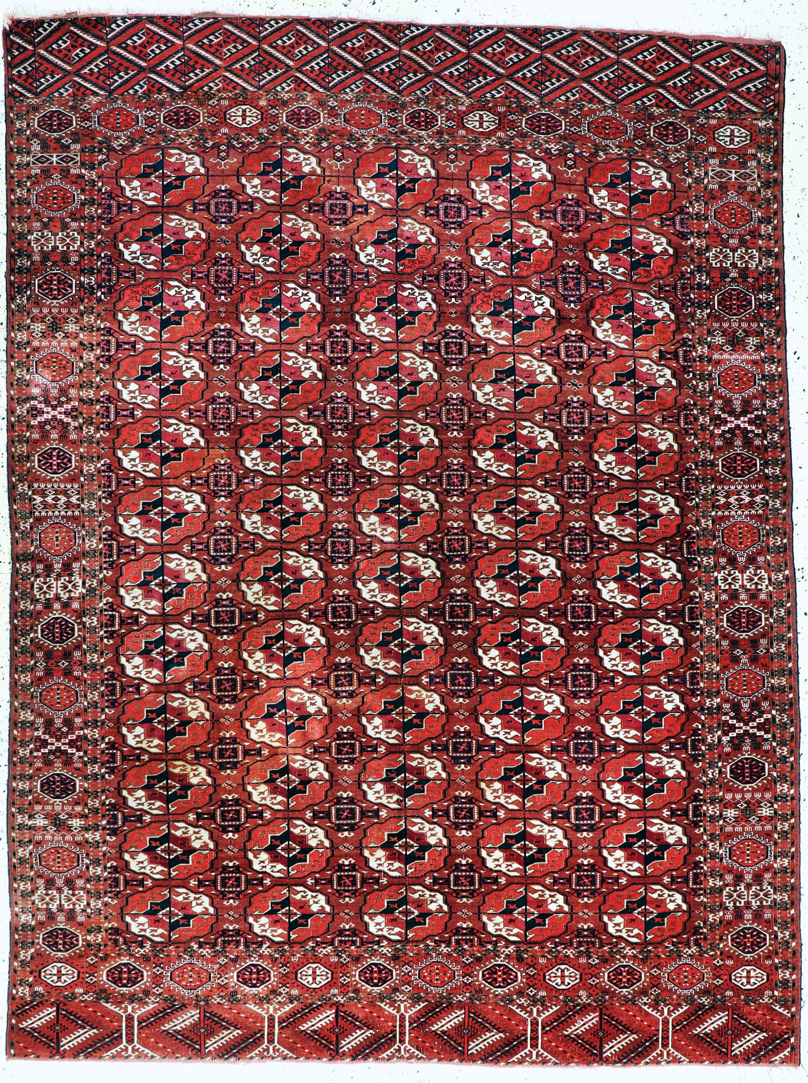 Tekke#'main carpet#'antique, Turkmenistan, 19th (1 of 11)
