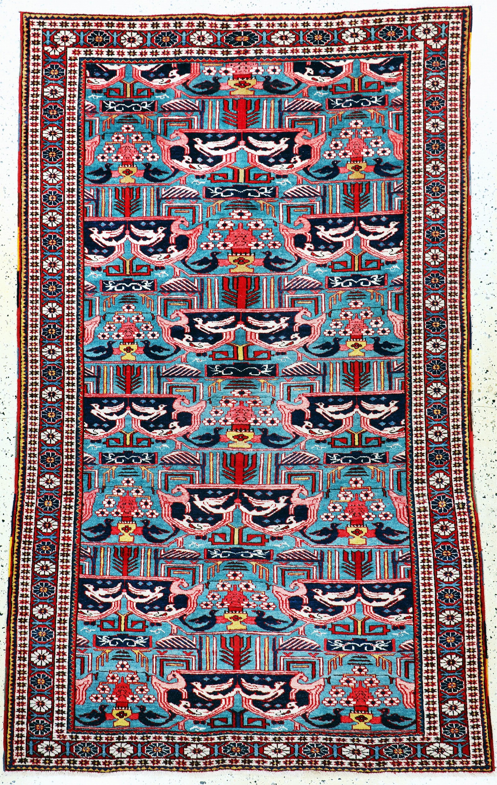 Shirwan old, Caucasus, mid-20th century, wool on cotton: Shirwan old, Caucasus, mid-20th century, wool on cotton, approx. 255 x 165 cm, condition: 2 -3. Rugs, Carpets & Flatweaves