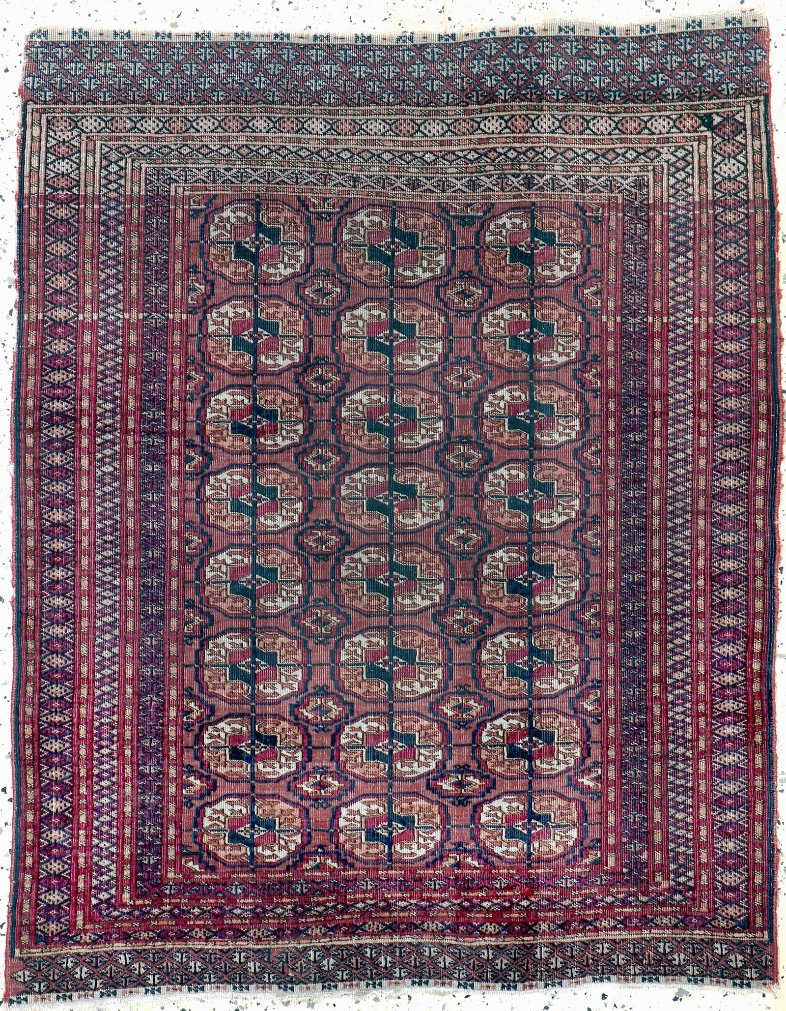 Tekke#'stove carpet#'antique, Turkmenistan, 19th (1 of 6)