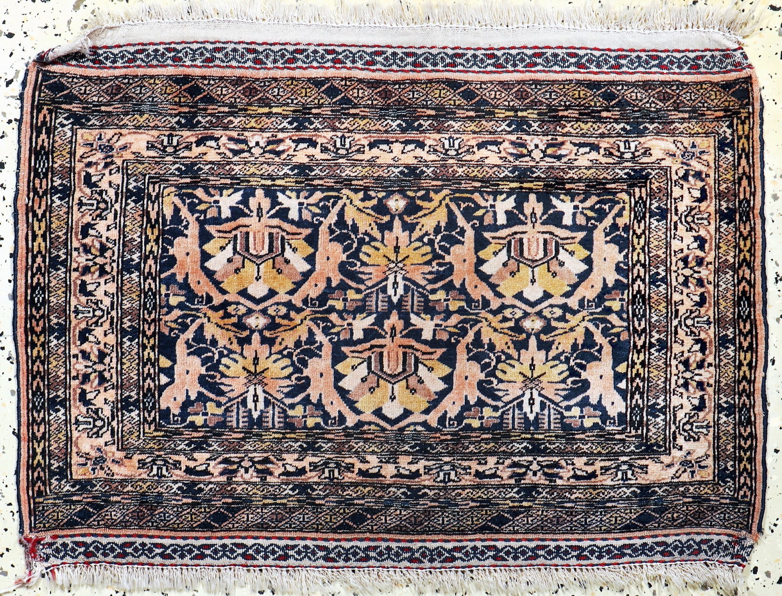 Mauri fine old, Afghanistan, early 20th century: Mauri fine old, Afghanistan, early 20th century, wool on wool, approx. 76 x 46 cm, condition: 2. Rugs, Carpets & Flatweaves