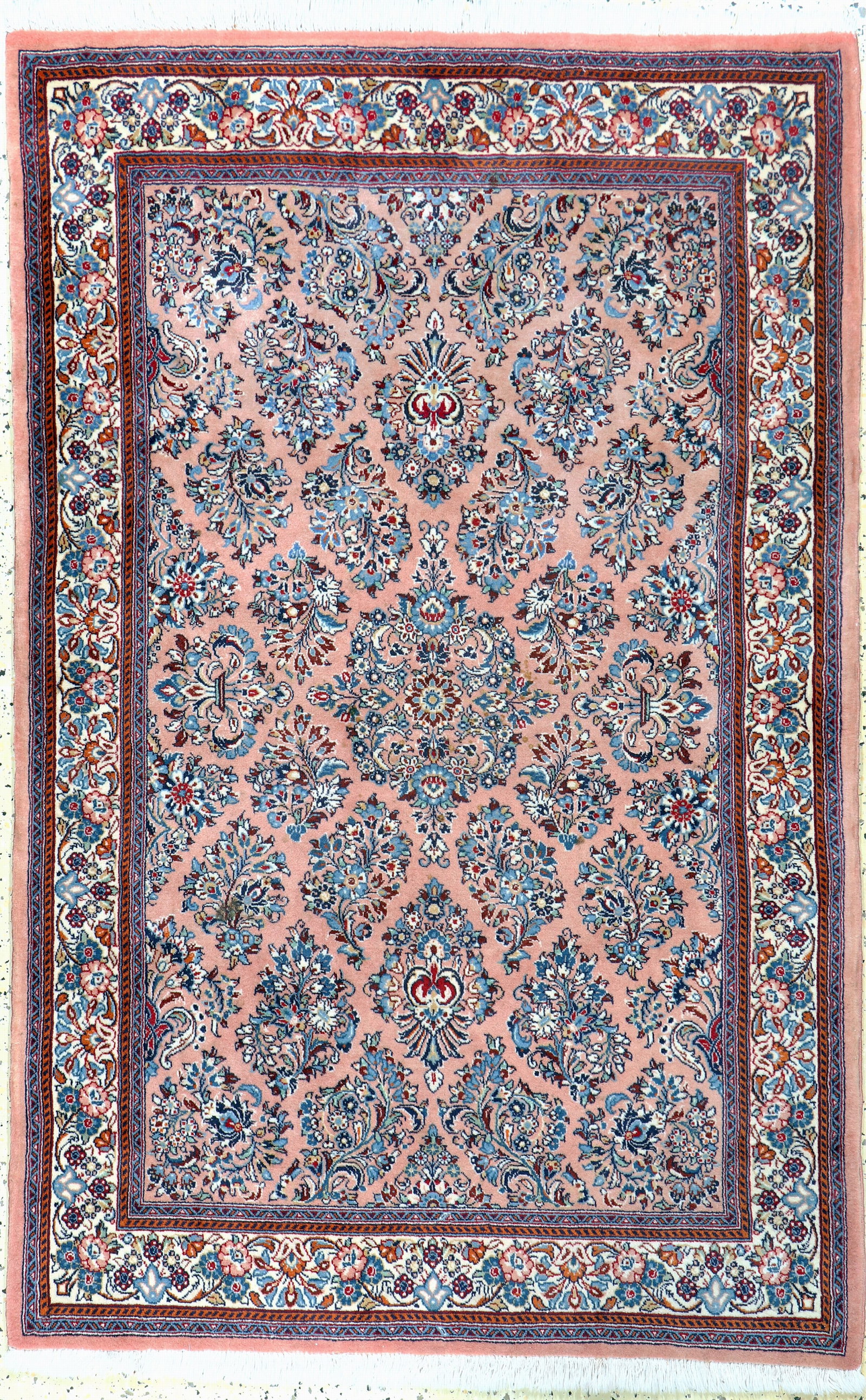 Saruk fine, Persia, mid-20th century, corkwoolon cotton: Saruk fine, Persia, mid-20th century, corkwoolon cotton, approx. 162 x 104 cm, condition: 2.Rugs, Carpets & Flatweaves