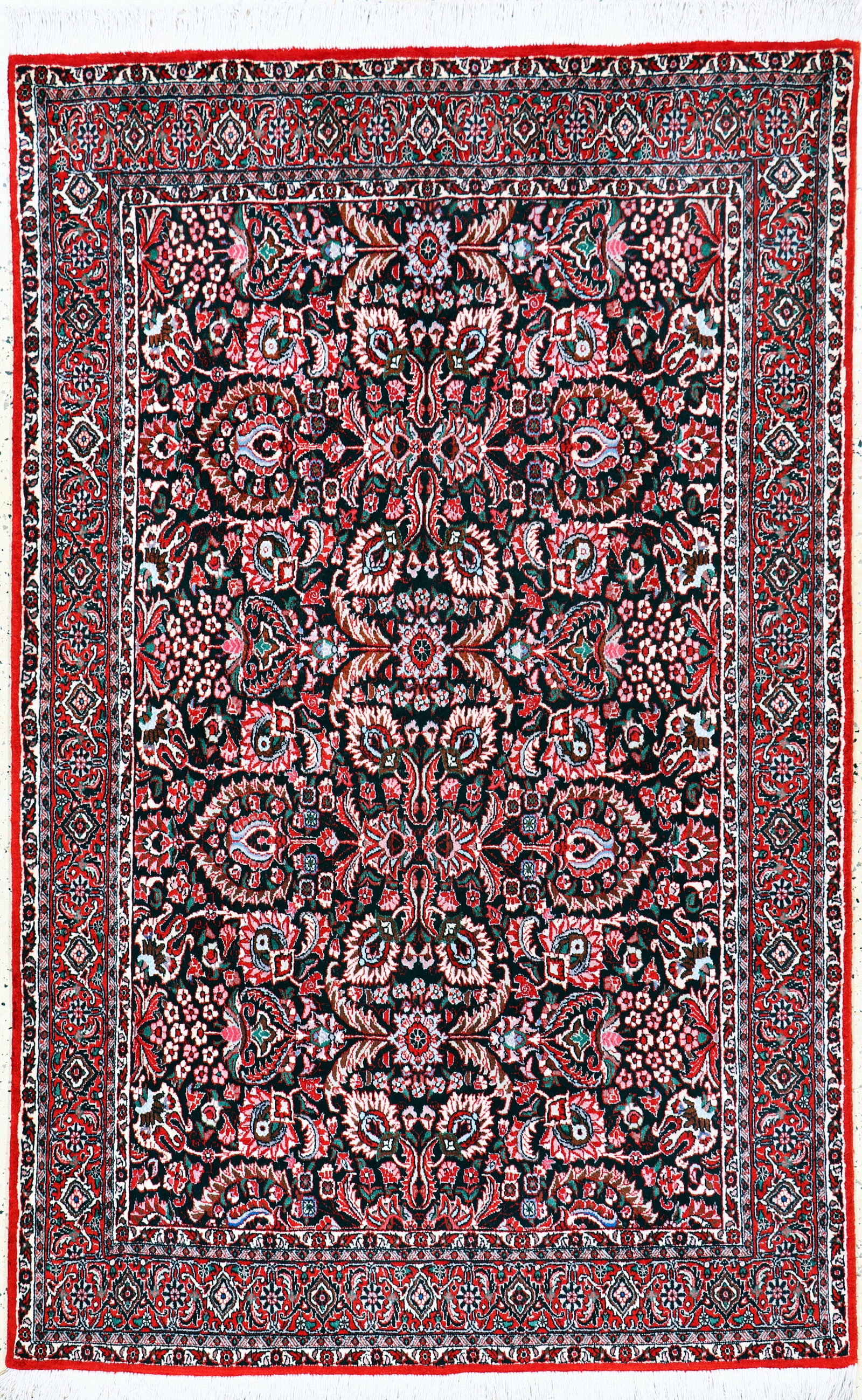 Bijar cork fine, Persia, late 20th century, corkwool on: Bijar cork fine, Persia, late 20th century, corkwool on cotton, approx. 205 x 130 cm, condition: (almost new). Rugs, Carpets & Flatweaves
