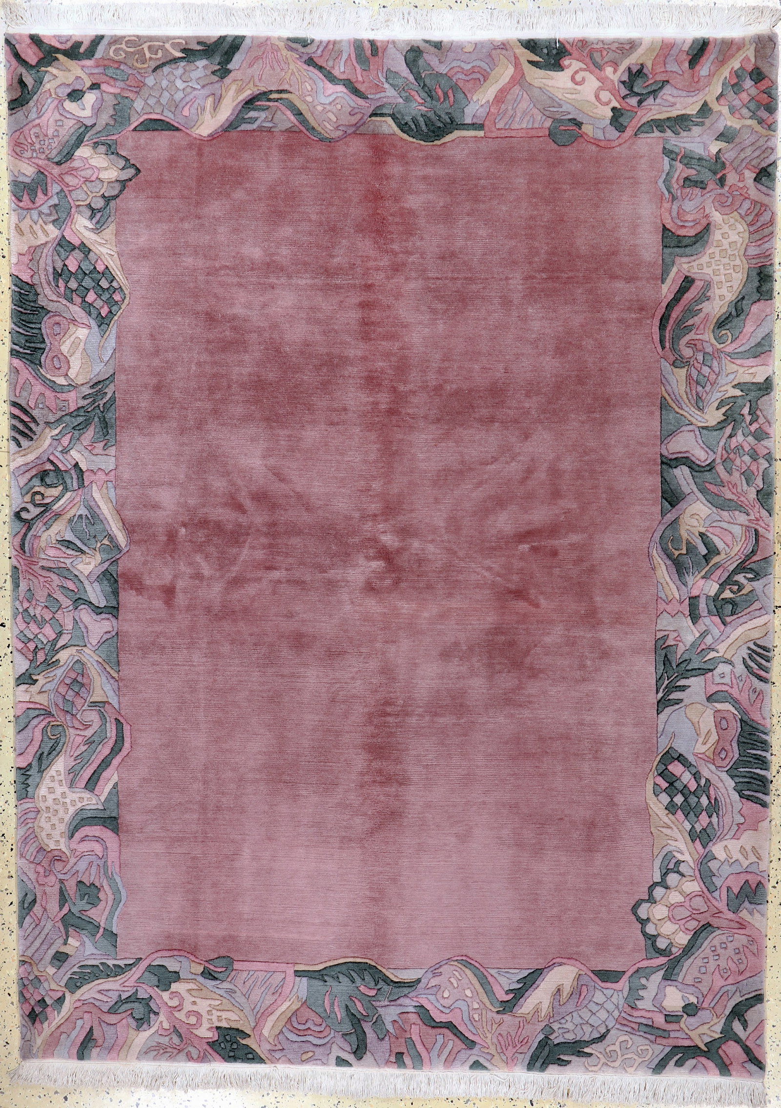 Nepal, late 20th century, wool on cotton, approx. 240: Nepal, late 20th century, wool on cotton, approx. 240 x 170 cm, condition: (almost new).Rugs, Carpets & Flatweaves