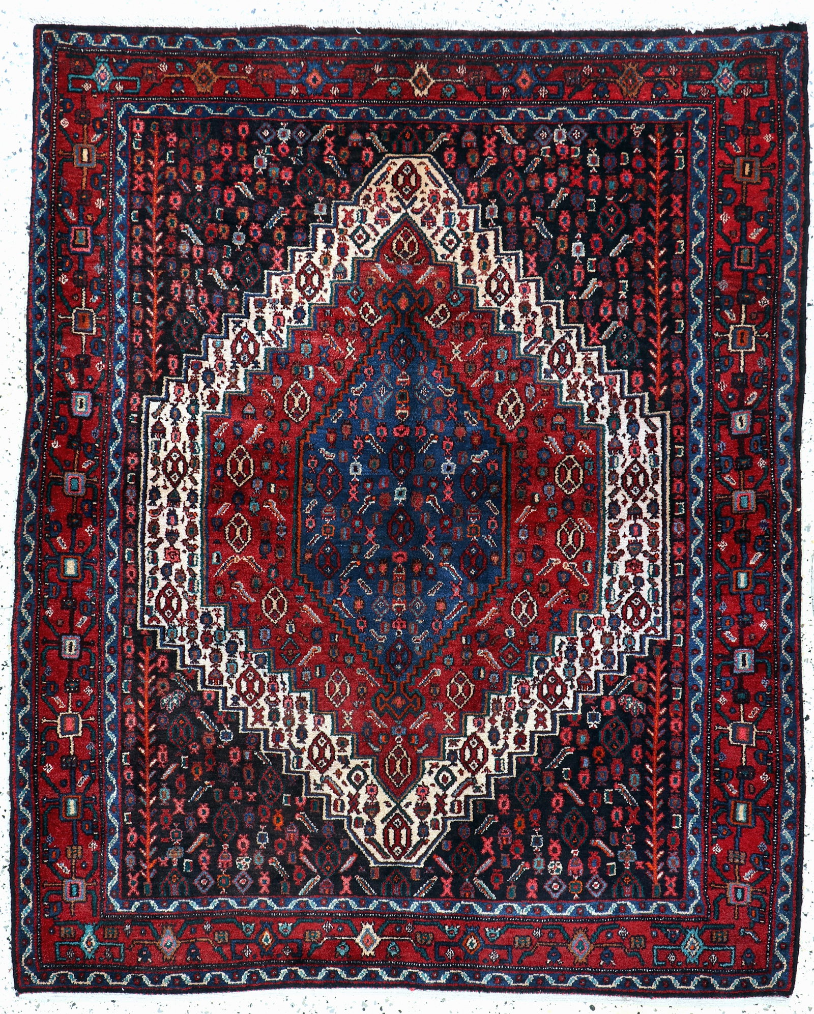 Senneh, Persia, late 20th century, wool on cotton: Senneh, Persia, late 20th century, wool on cotton, approx. 180 x 145 cm, condition: 2. Rugs, Carpets & Flatweaves