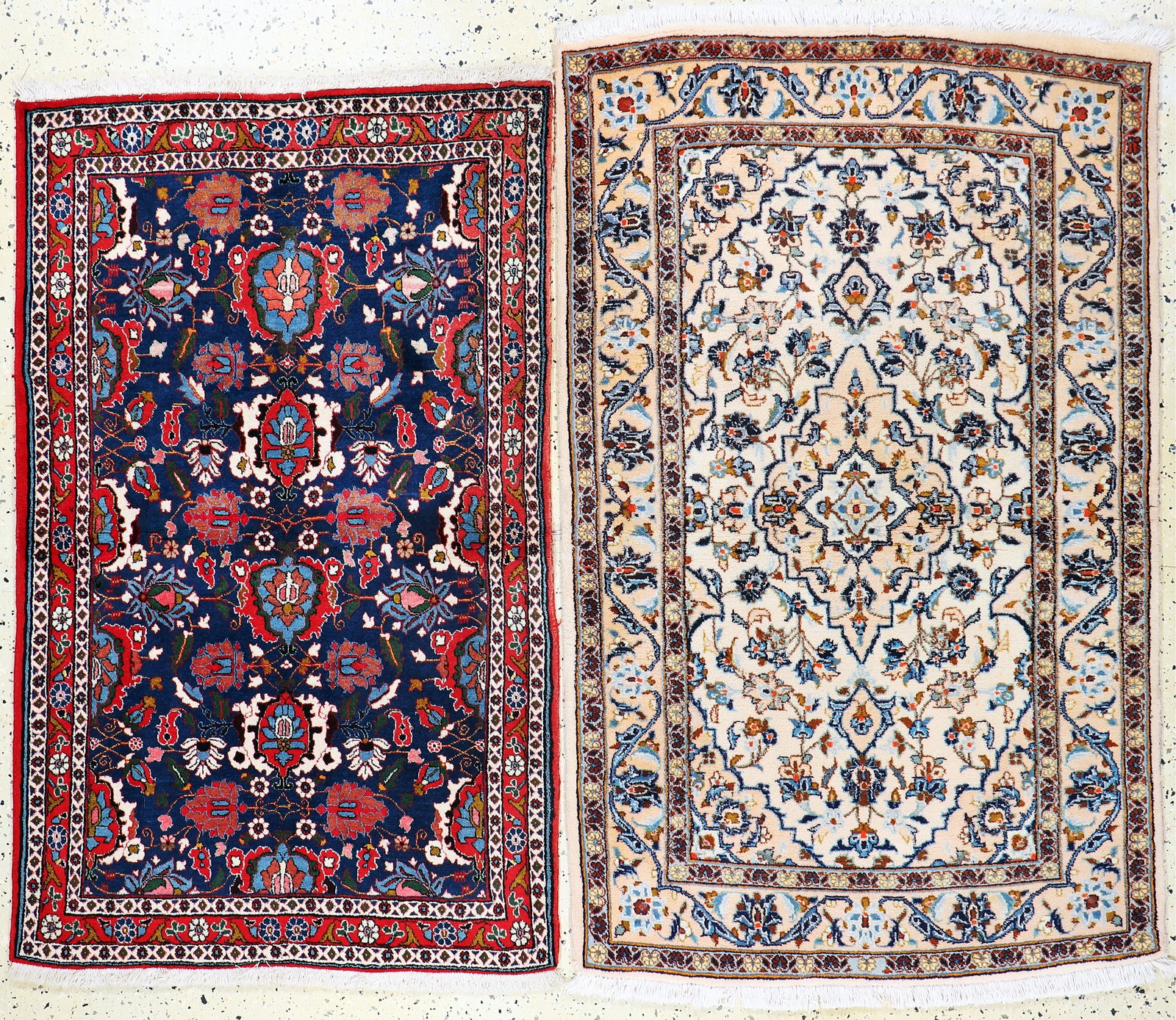 2 lots Kashan & Weramin, Persia, late 20th century (1 of 9)