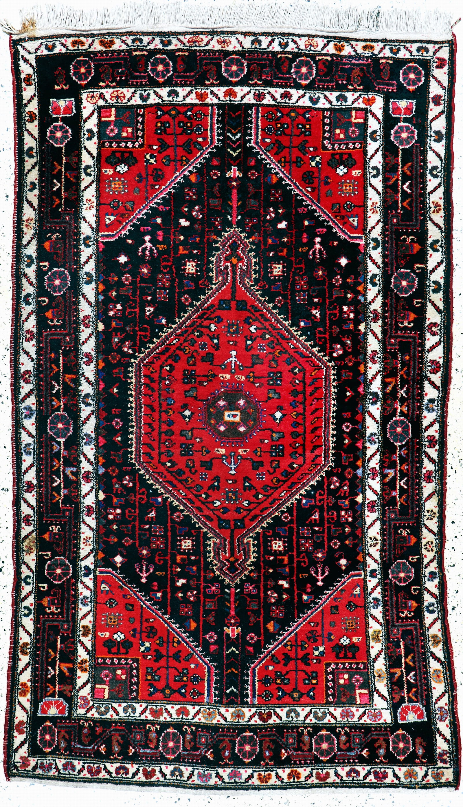 Toyserkan, Persia, mid-20th century, wool on cotton: Toyserkan, Persia, mid-20th century, wool on cotton, approx. 233 x 140 cm, condition: 2. Rugs, Carpets & Flatweaves