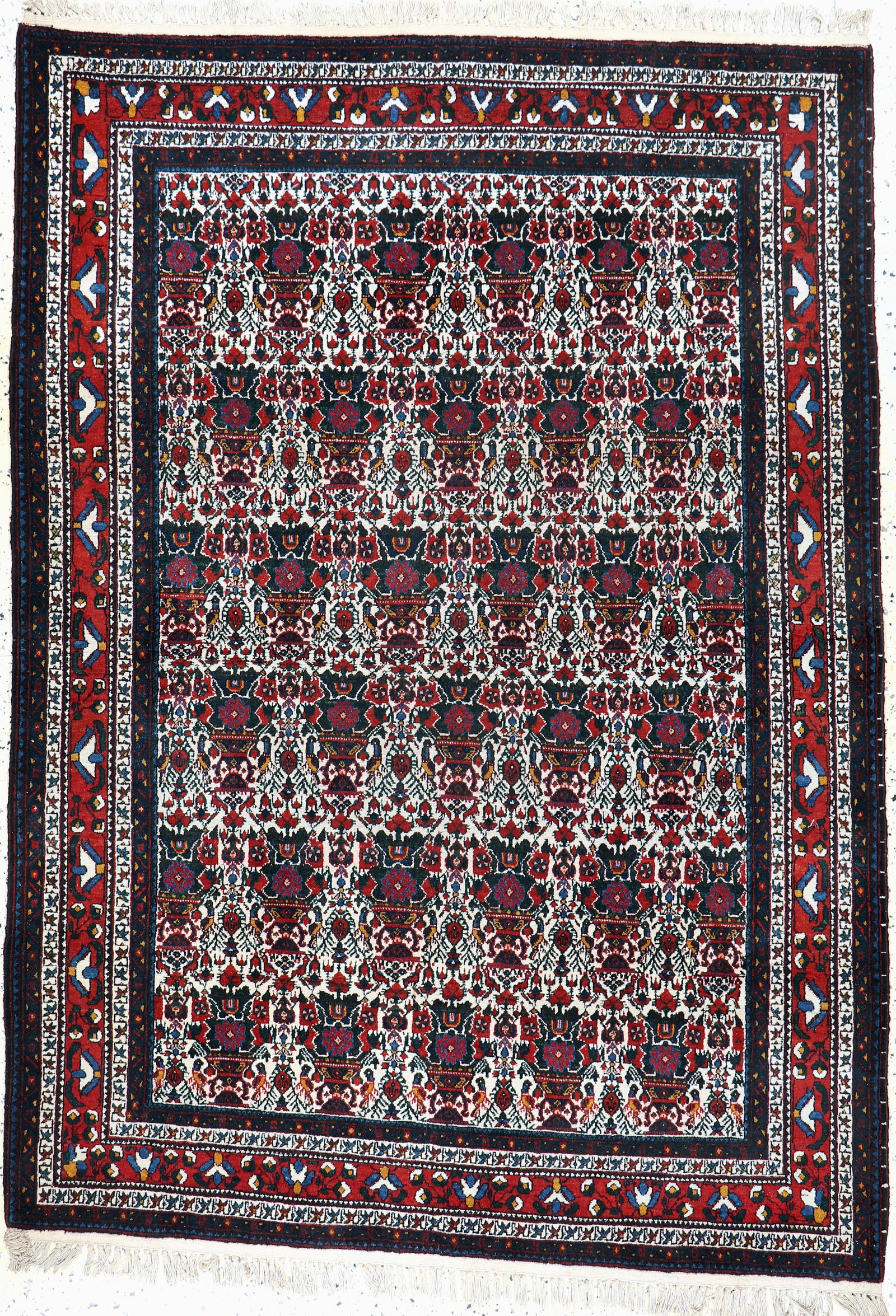 Afshar, Persia, early 20th century, wool on cotton (1 of 7)