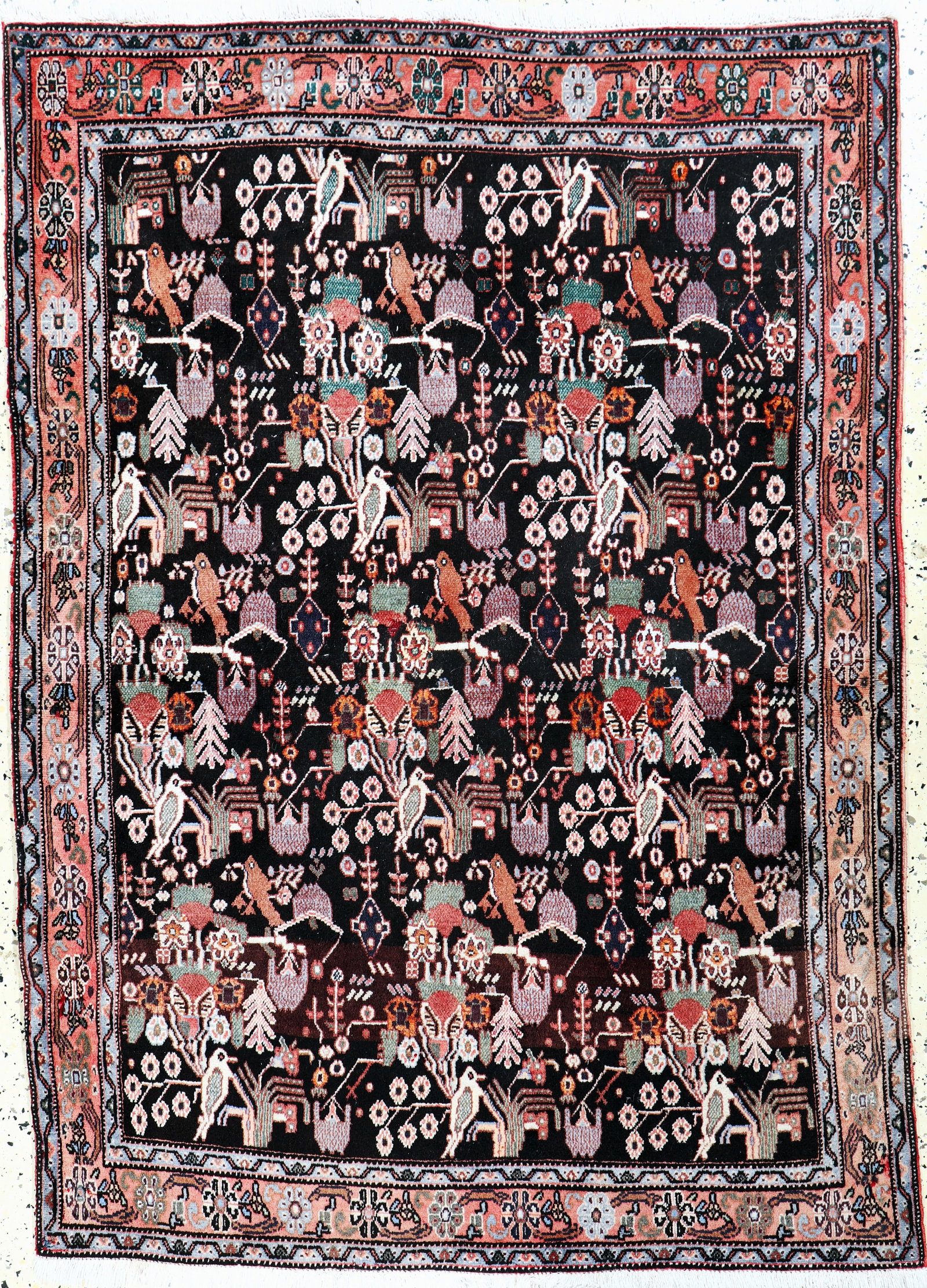 Senneh, Persia, mid-20th century, wool on cotton: Senneh, Persia, mid-20th century, wool on cotton, approx. 165 x 118 cm, condition: 1-2. Rugs, Carpets & Flatweaves