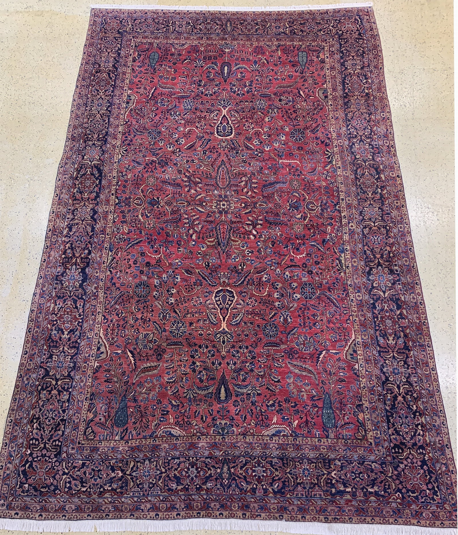 Us Re-Import Saruk, Persia, early 20th century: Us Re-Import Saruk, Persia, early 20th century, wool on cotton, approx. 500 x 300 cm,condition: 2-3. Rugs, Carpets & Flatweaves
