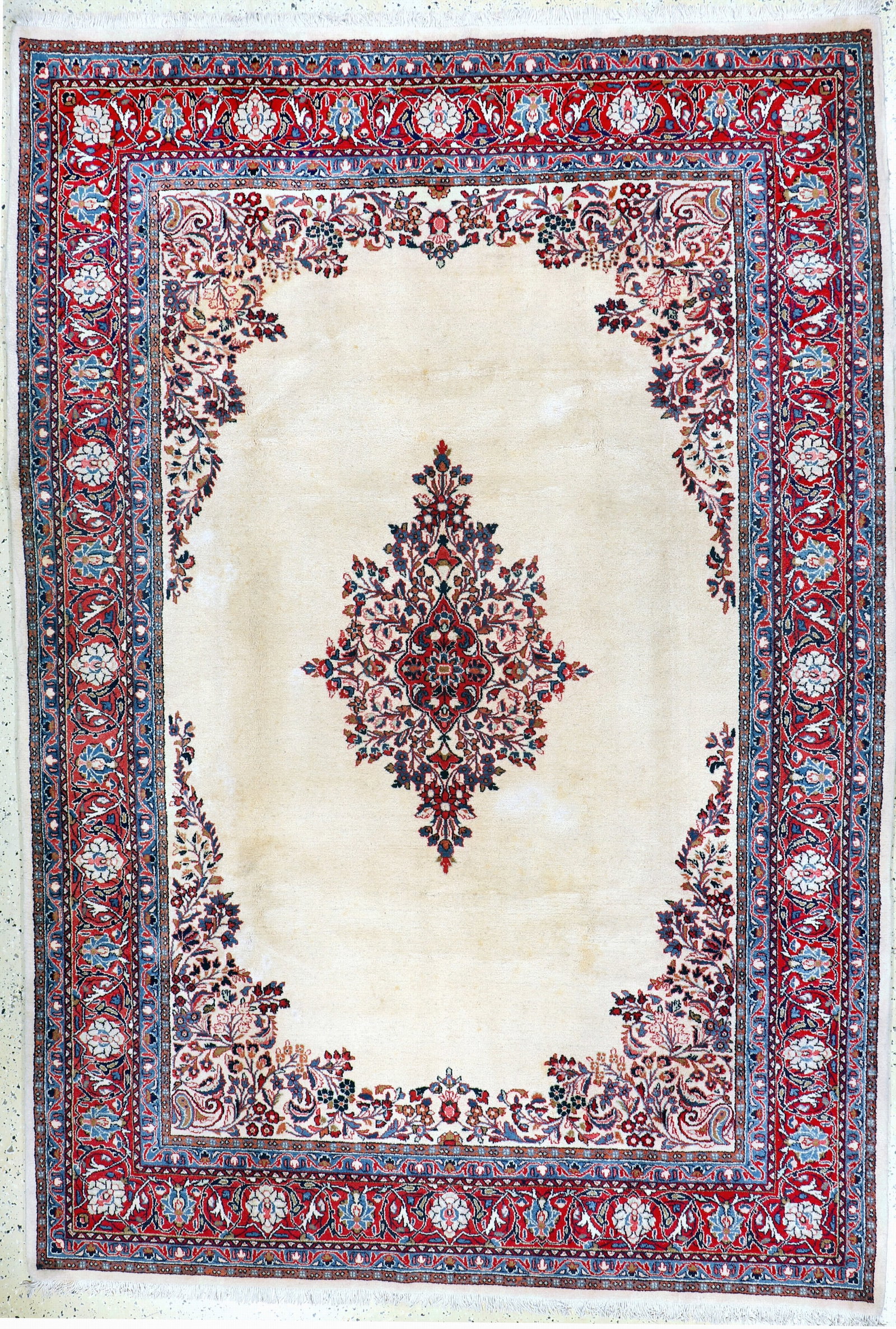Saruk, Persia, mid-20th century, wool on cotton (1 of 10)