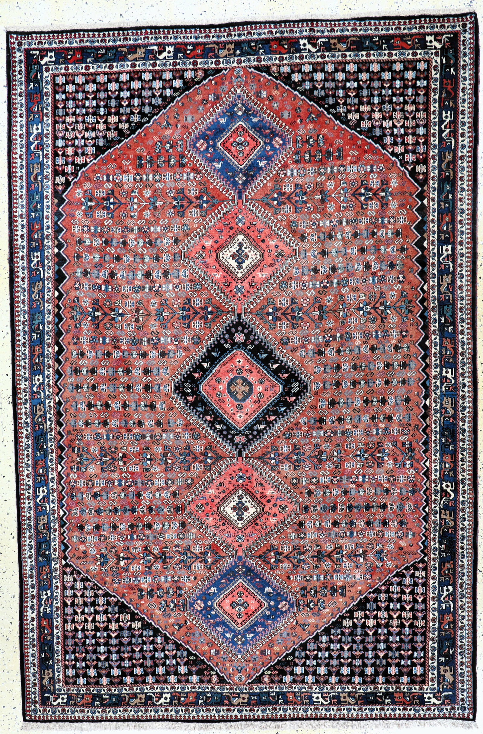 Yalameh, Persia, late 20th century, wool on wool (1 of 9)