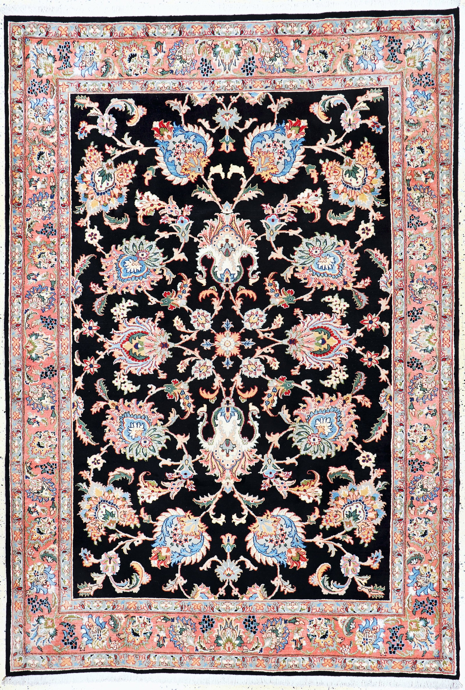 Yazd, Persia, late 20th century, wool on cotton: Yazd, Persia, late 20th century, wool on cotton, approx. 305 x 207 cm, condition: 1-2. Rugs, Carpets & Flatweaves