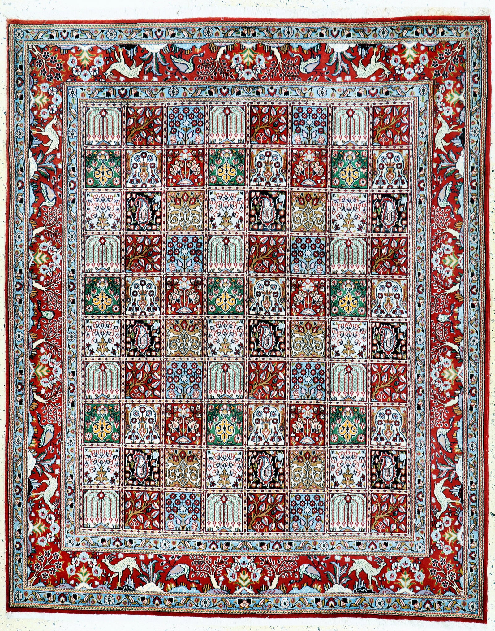 Moud fine, Persia, late 20th century, corkwoolon cotton (1 of 10)