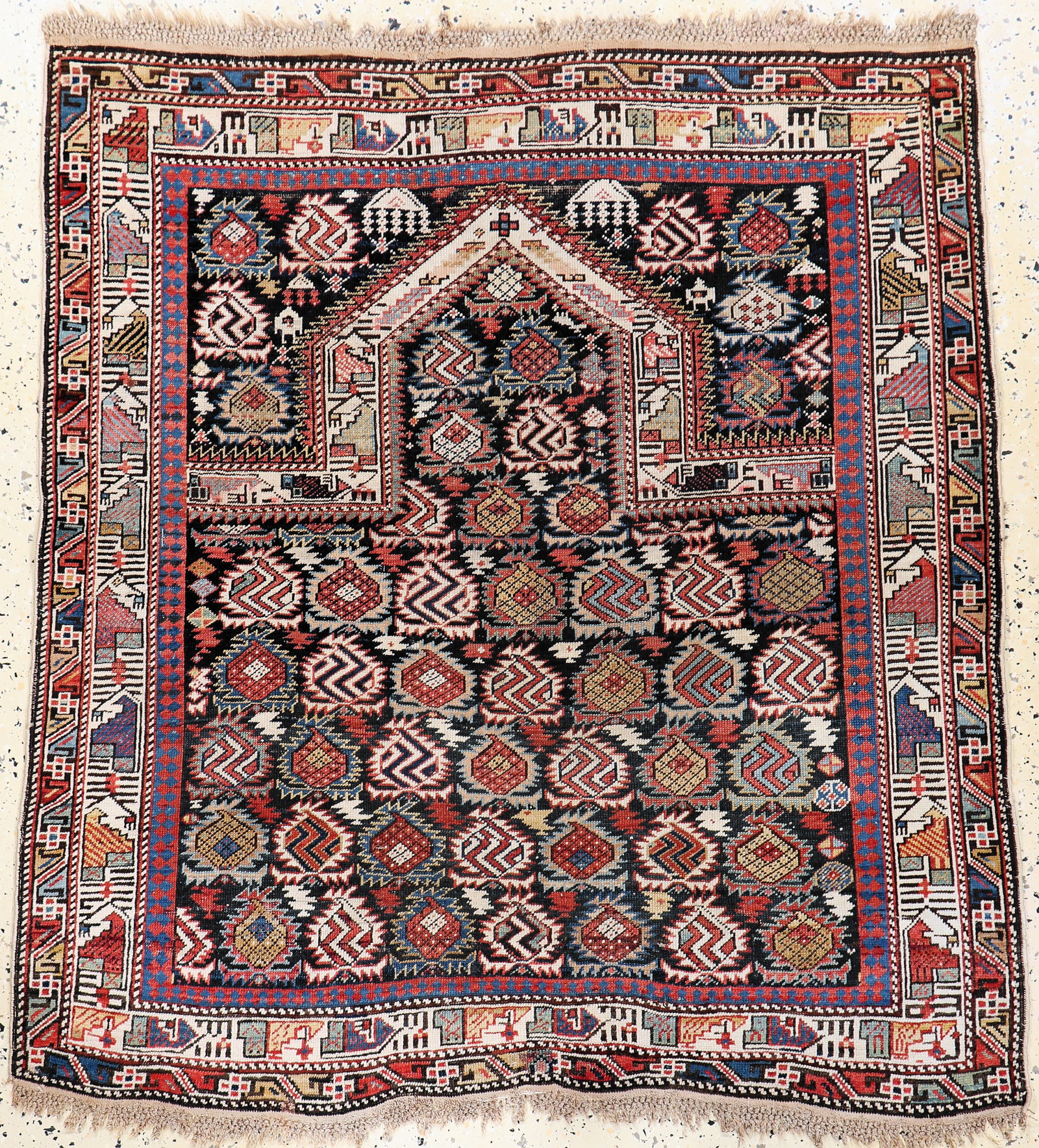 #'Marasali#' antique prayer rug, Caucasus, 19th (1 of 7)