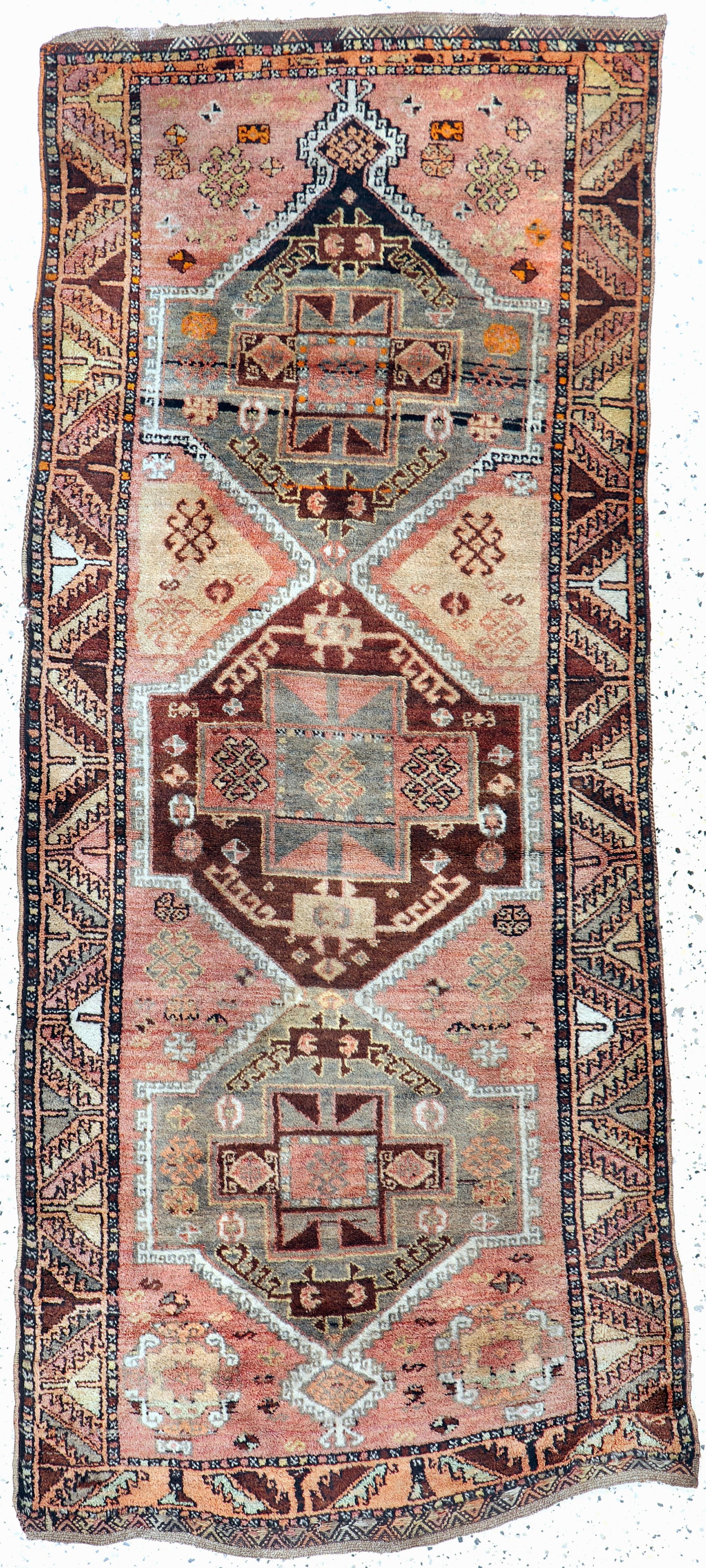 Yueruek old, Turkey, early 20th century, wool onwool: Yueruek old, Turkey, early 20th century, wool onwool, approx. 230 x 102 cm, condition: 2-3. Rugs, Carpets & Flatweaves