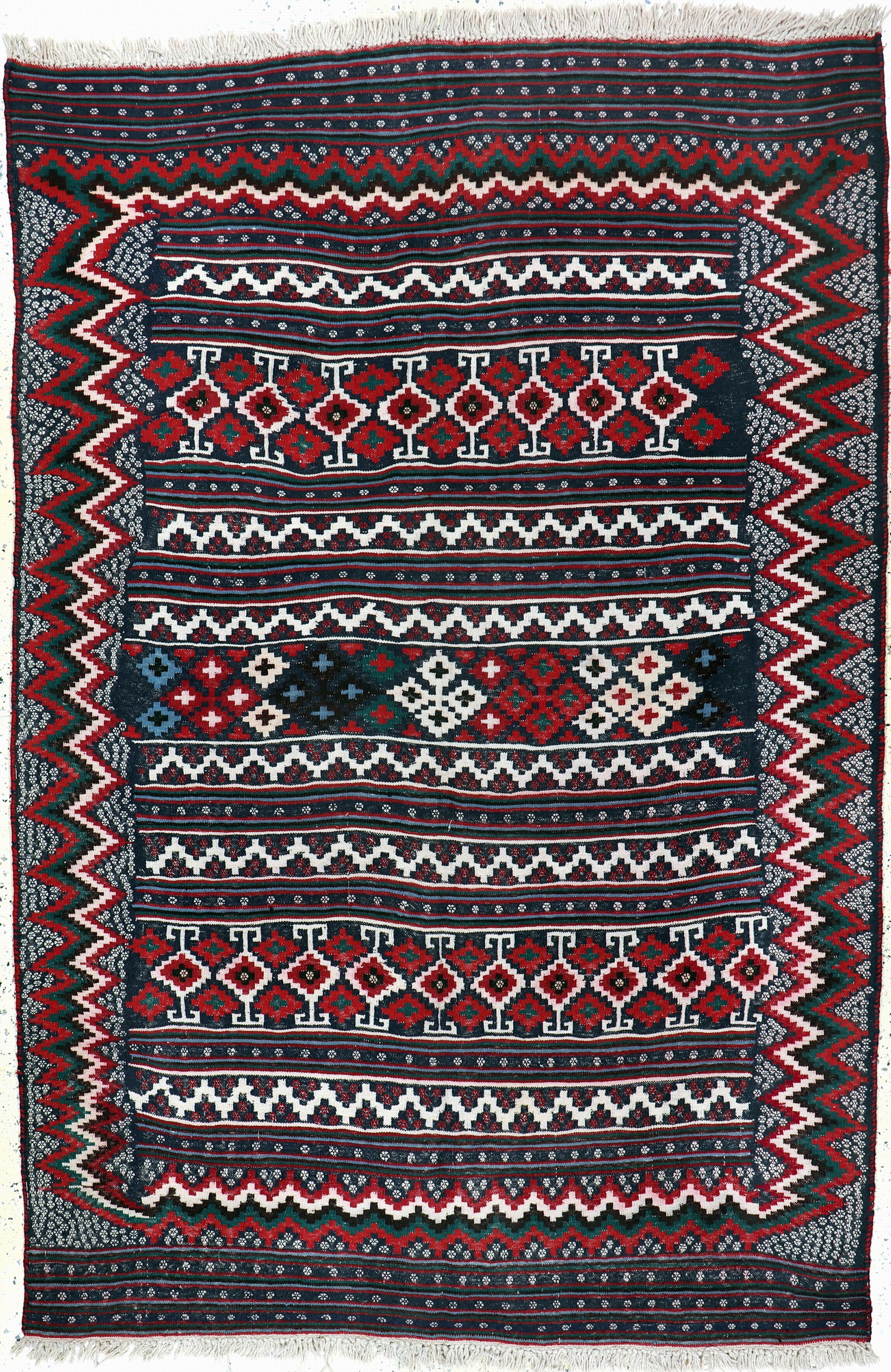 Sirdjan Kilim, Persia, mid-20th century, wool on wool: Sirdjan Kilim, Persia, mid-20th century, wool on wool, approx. 242 x 163 cm, condition: 2. Rugs, Carpets & Flatweaves