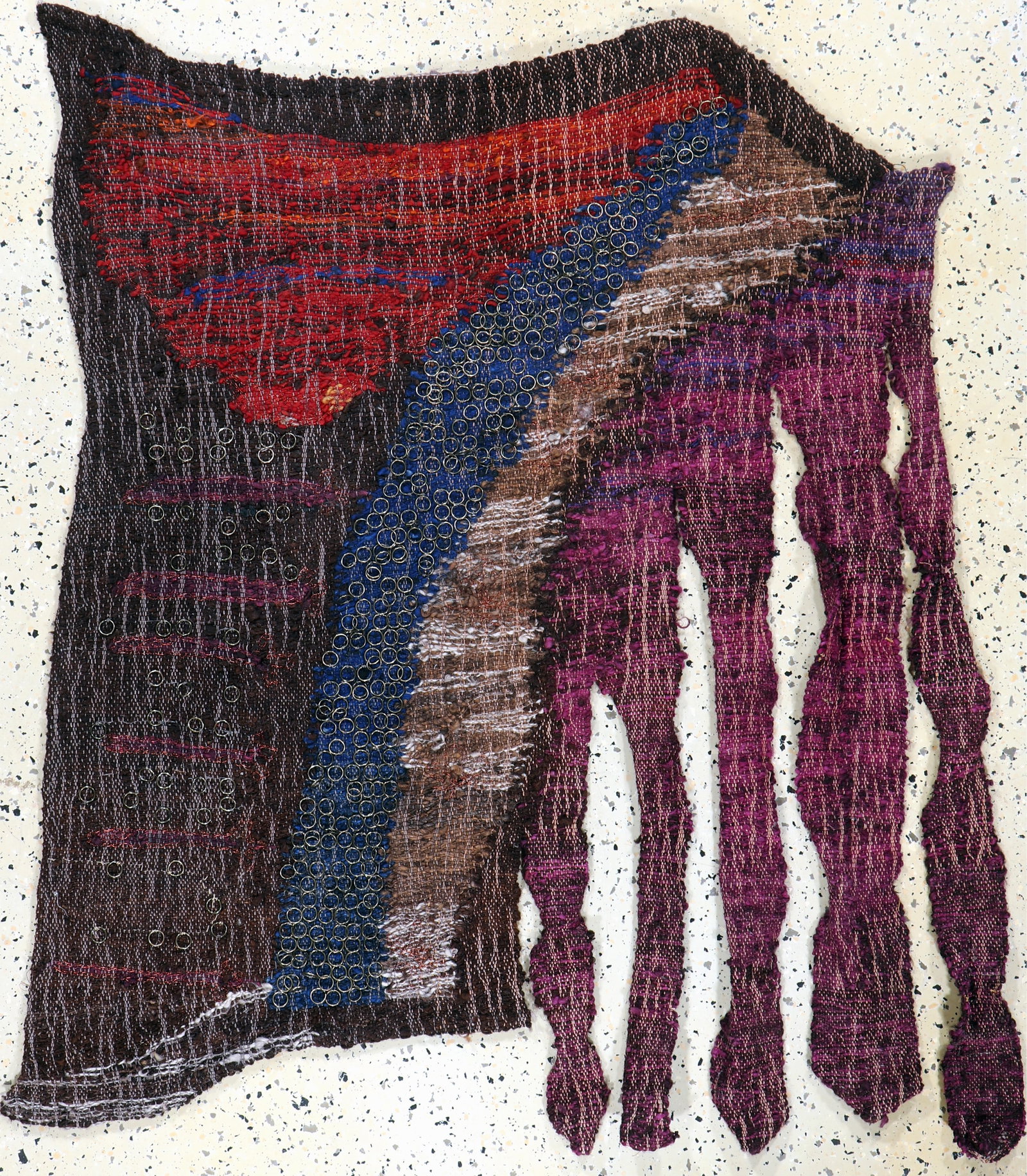 Wall hanging Poland, #'Urszula Kolaczkowska#',around 1989: Wall hanging Poland, #'Urszula Kolaczkowska#',around 1989, wool on wool, approx. 145 x 110 cm, condition: 2. Rugs, Carpets & Flatweaves