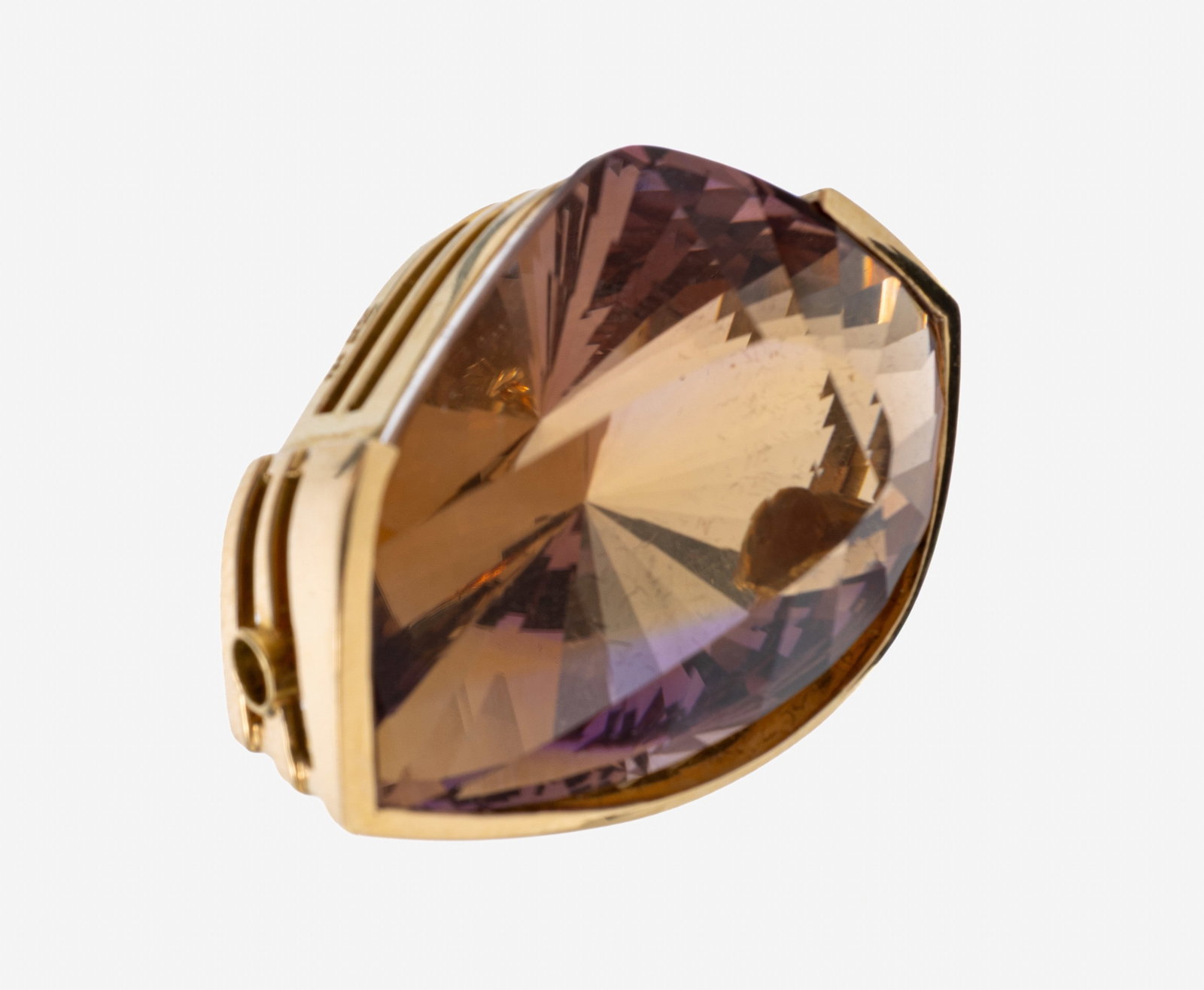 Unusual 18 kt gold ametrine-chain middle part (1 of 1)