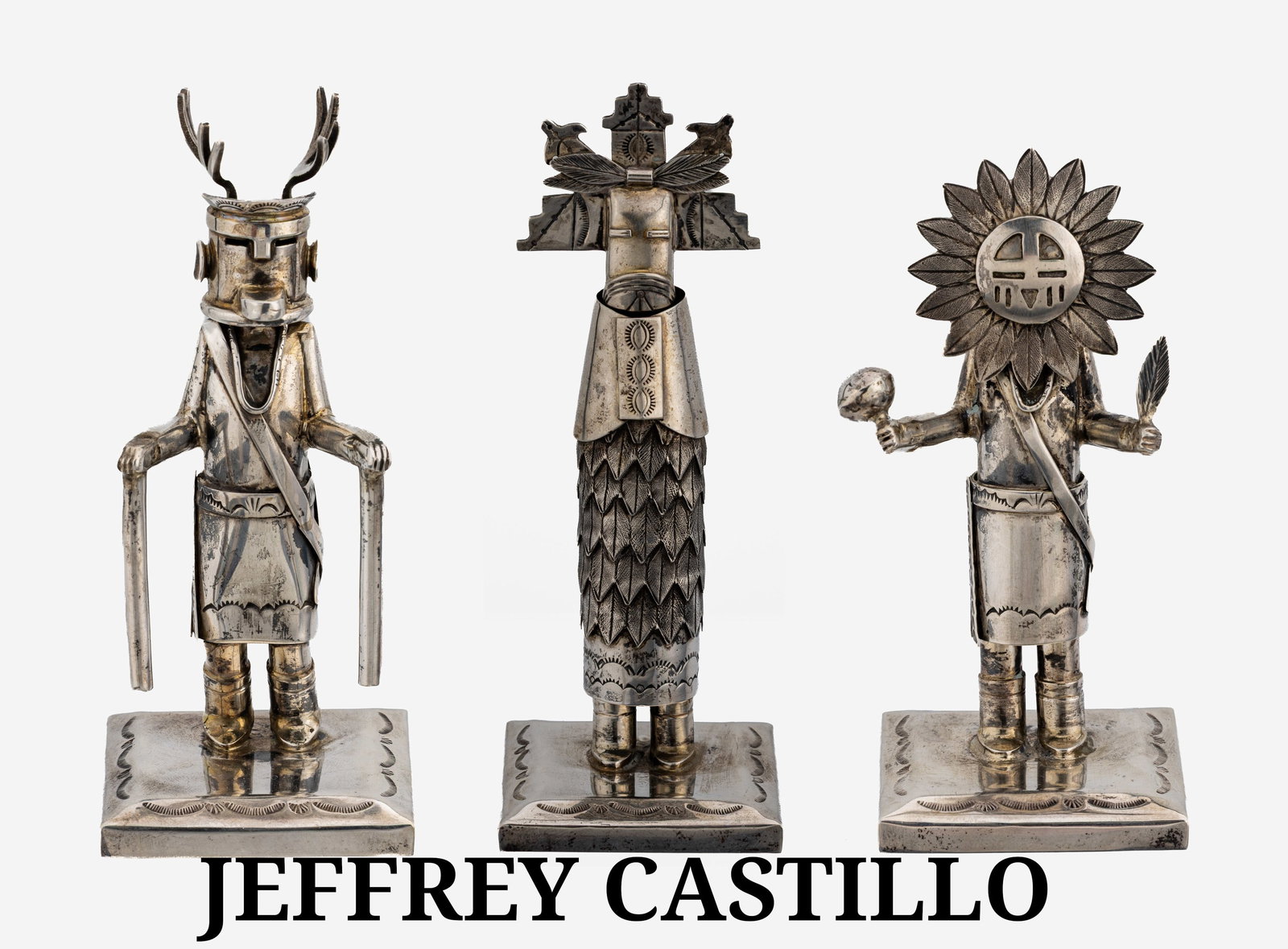 Jeffrey Castillo (b. 1949) Collection of 21 Kachina figures, USA, 1998 (1 of 20)