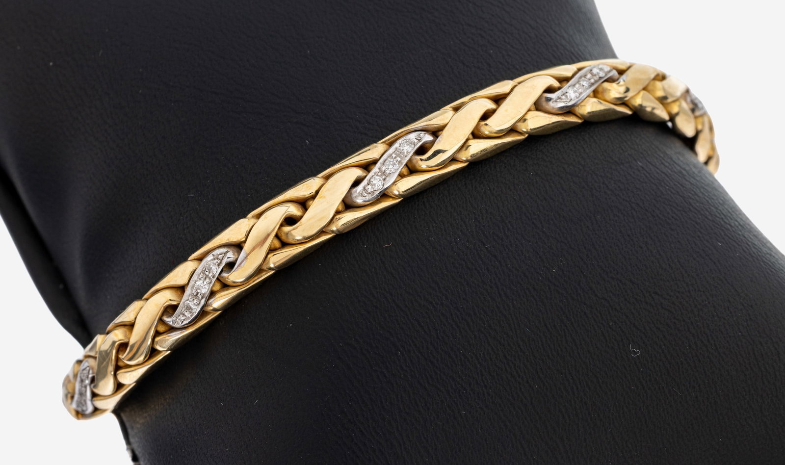 14 kt gold brilliant-bracelet (1 of 1)