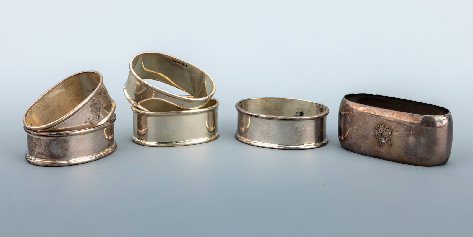 Lot 6 napkin rings (1 of 1)