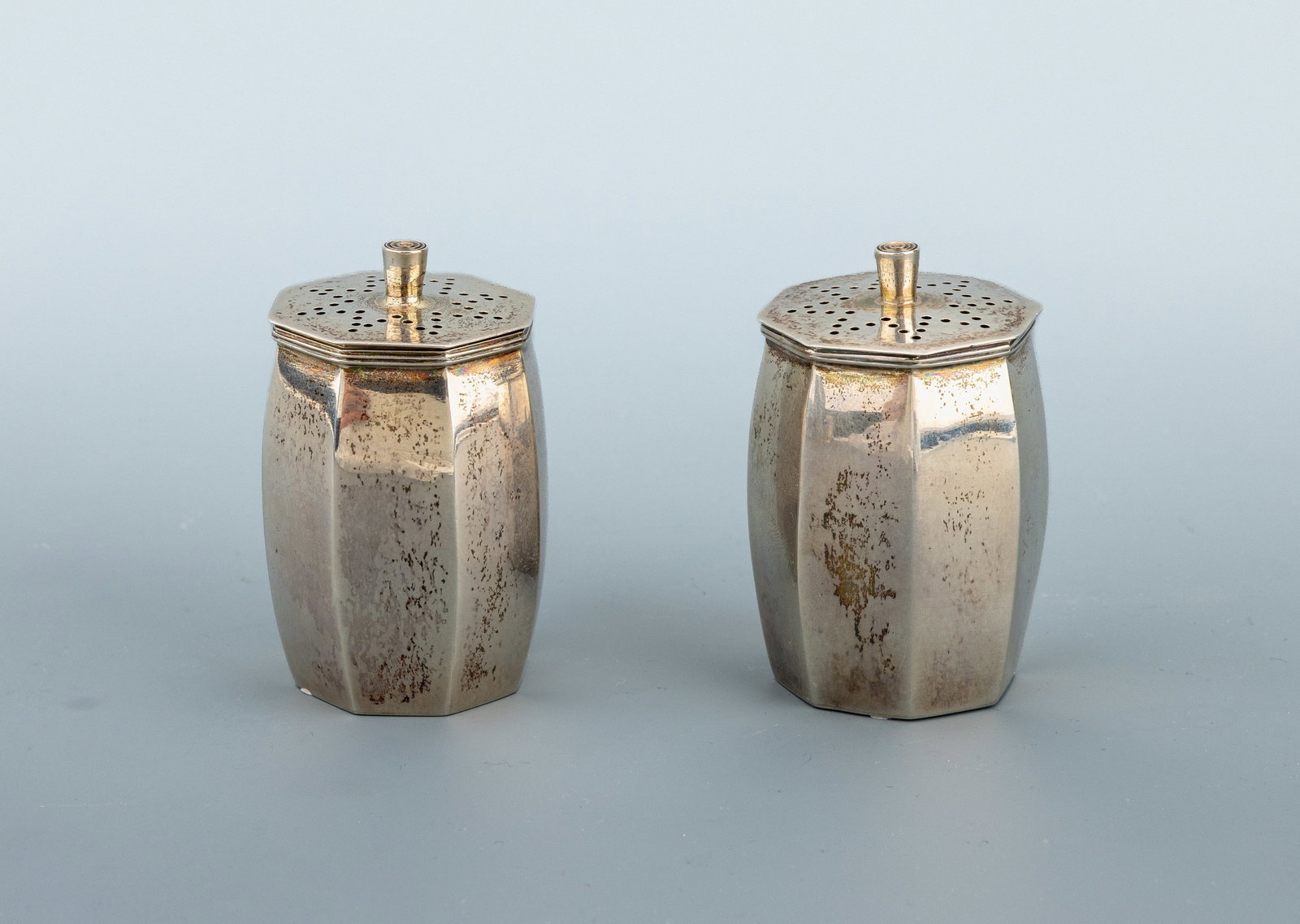 Set of 2 spice cellars, England, Sheffield, 1911 (1 of 1)