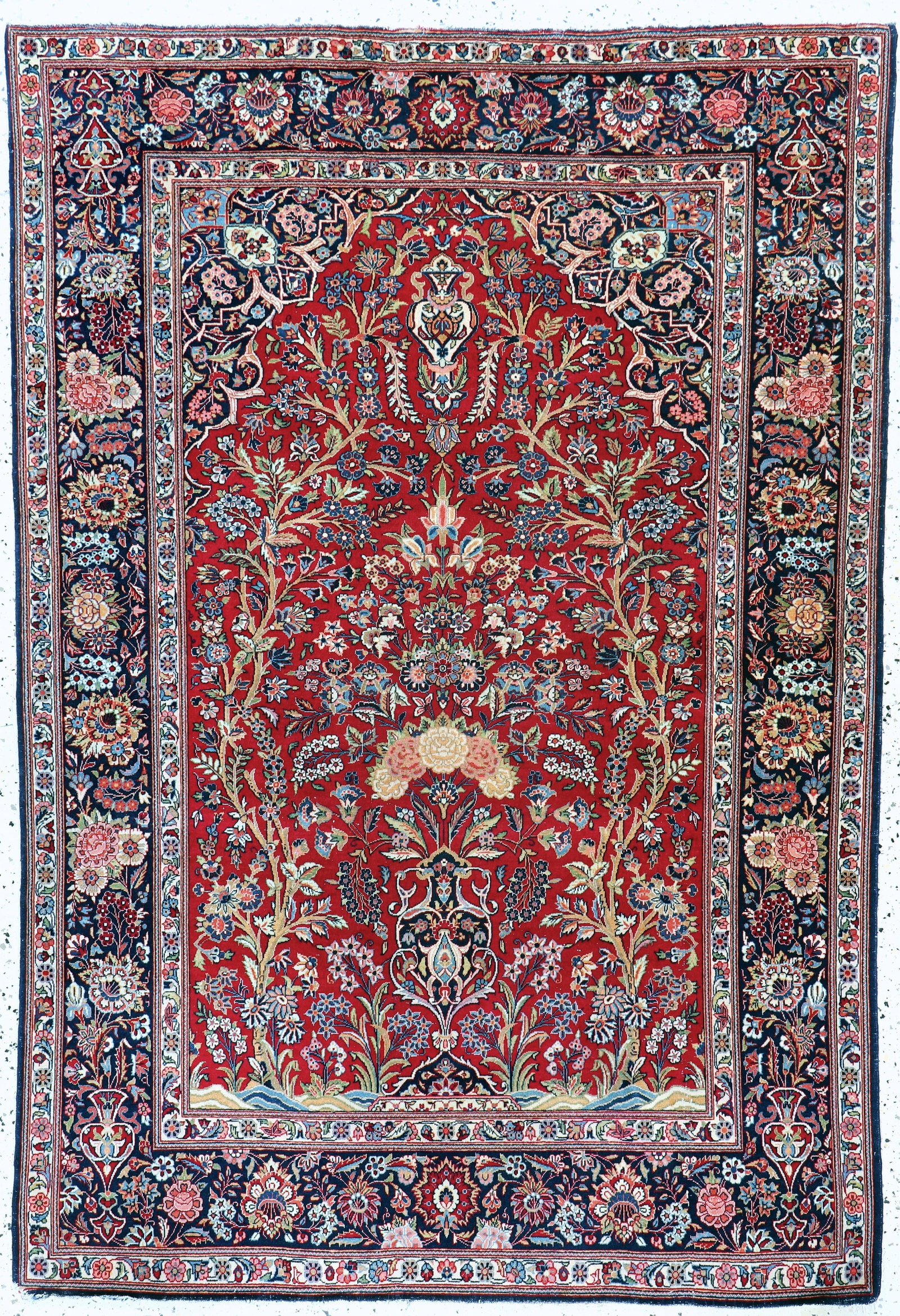Kashan cork fine, Persia, early 20th century, corkwool on (1 of 7)