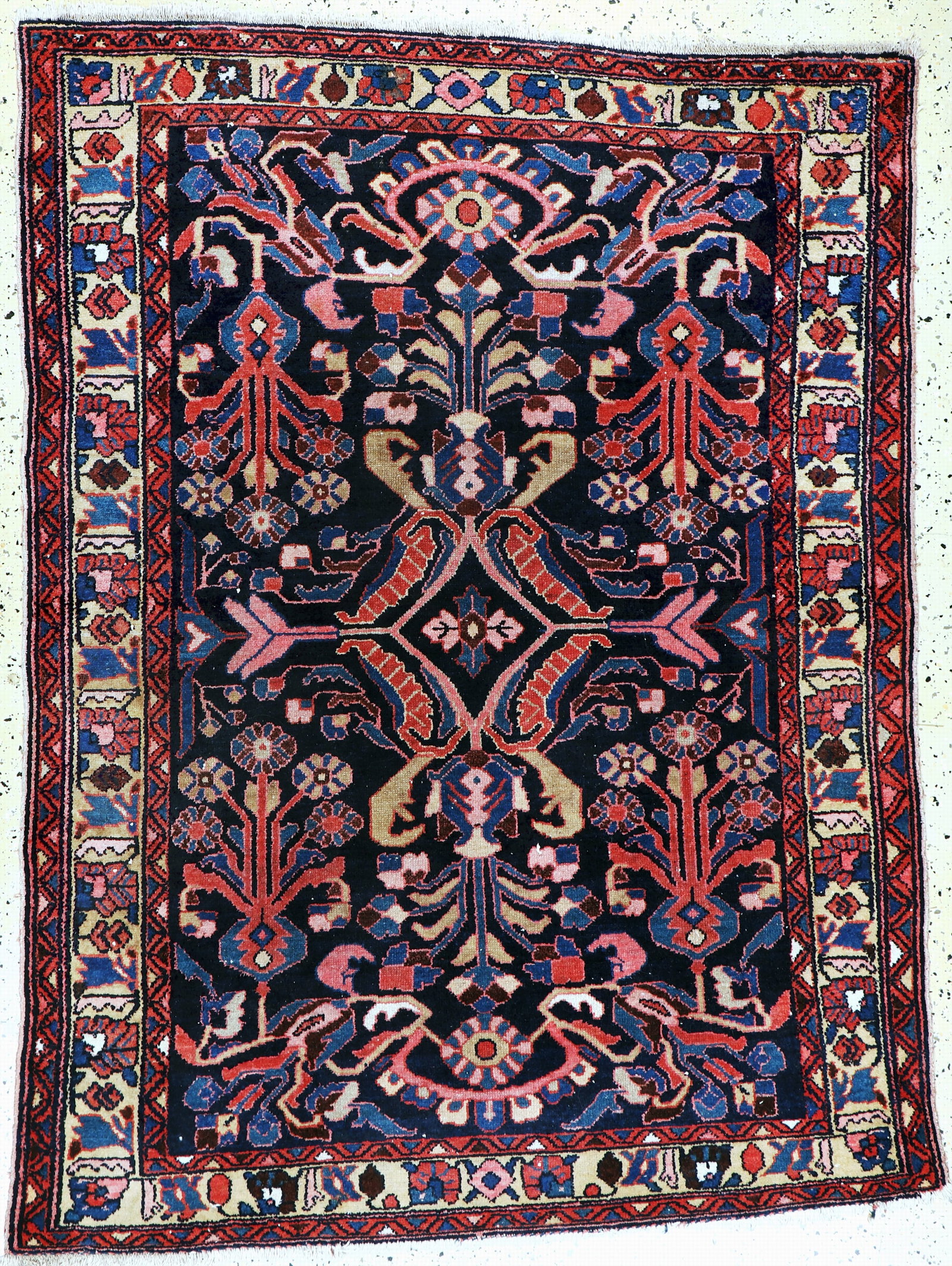 Hamadan old, Persia, early 20th century, wool on cotton (1 of 6)
