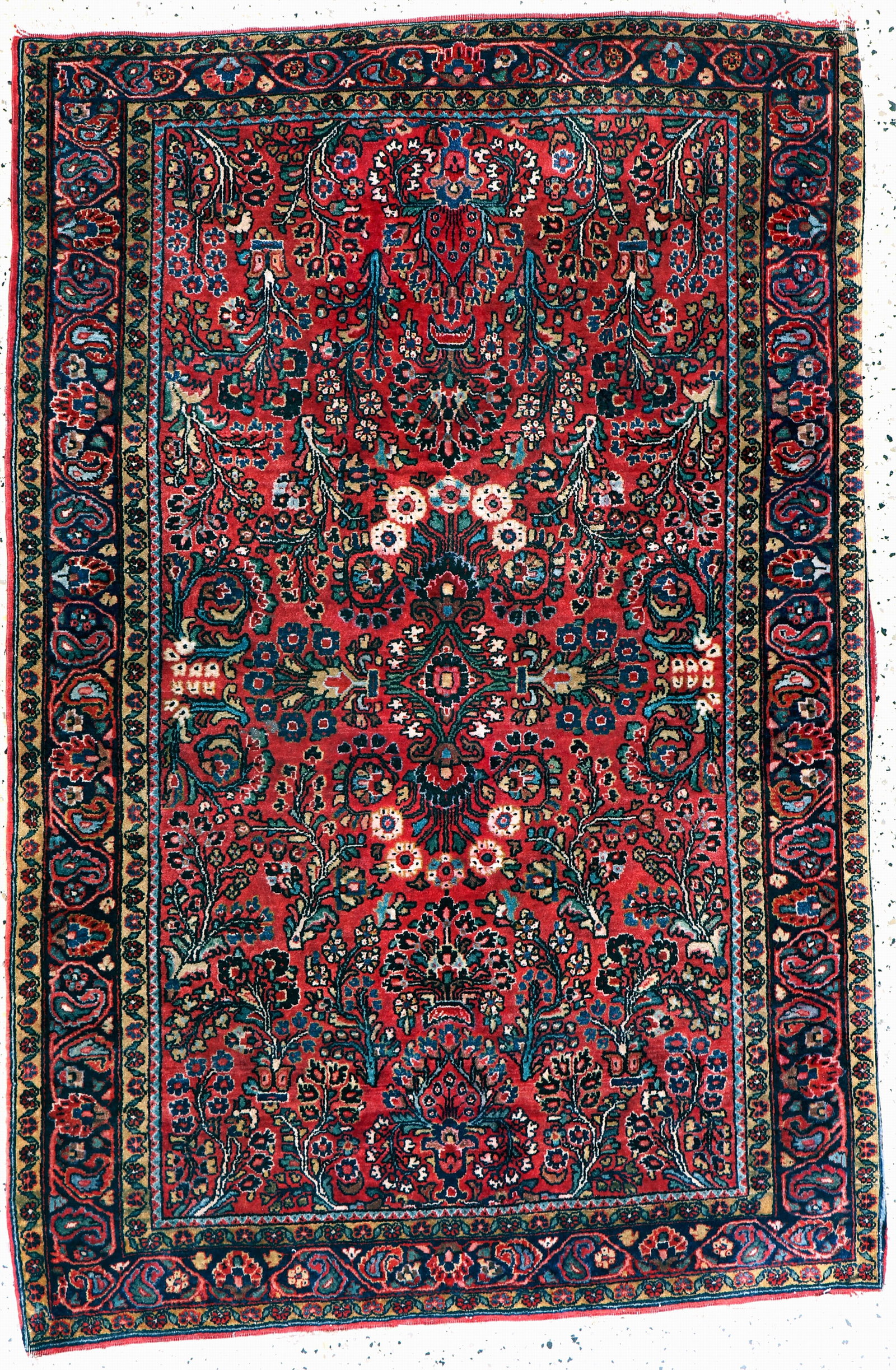 Us Re-Import Saruk, Persia, early 20th century: Us Re-Import Saruk, Persia, early 20th century, wool on cotton, approx. 153 x 102 cm,condition: 2-3. Rugs, Carpets & Flaweaves