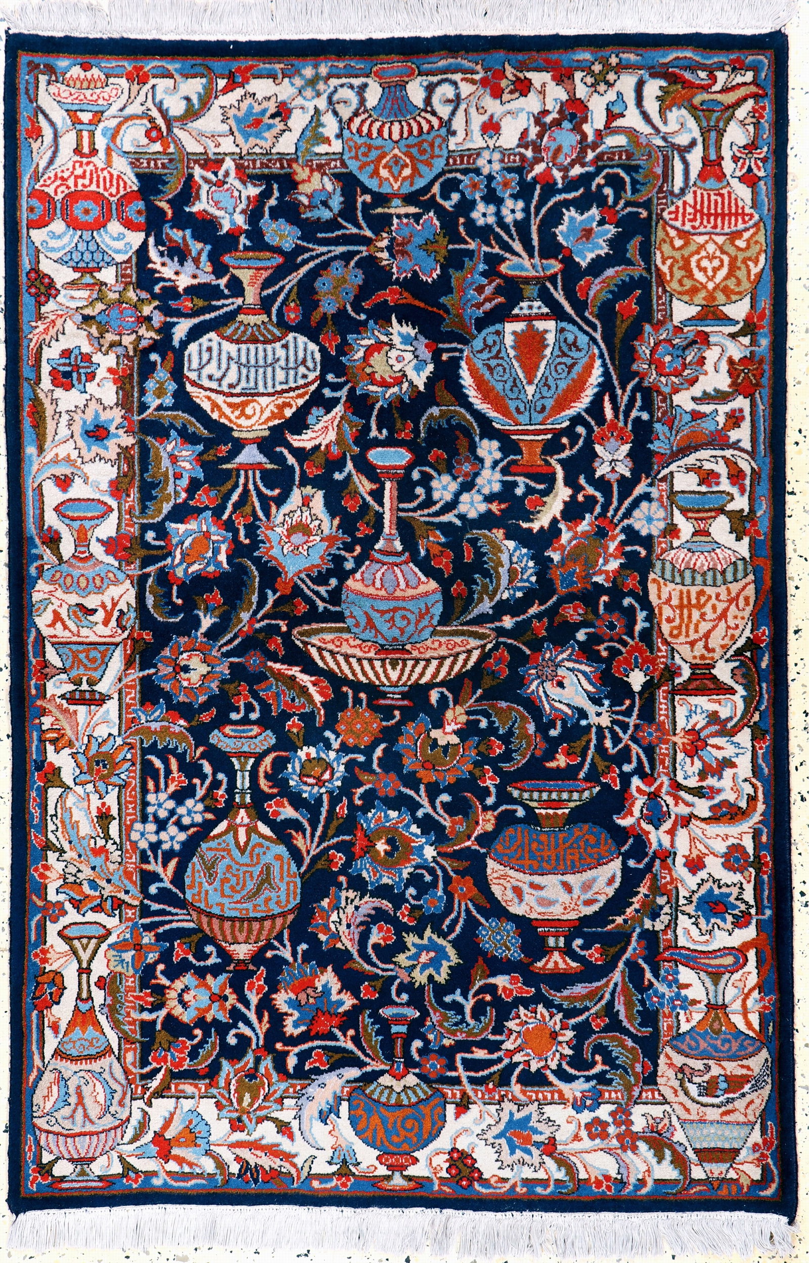 Kashmar, Persia, late 20th century, wool on cotton: Kashmar, Persia, late 20th century, wool on cotton, approx. 150 x 100 cm, condition: 2. Rugs, Carpets & Flaweaves