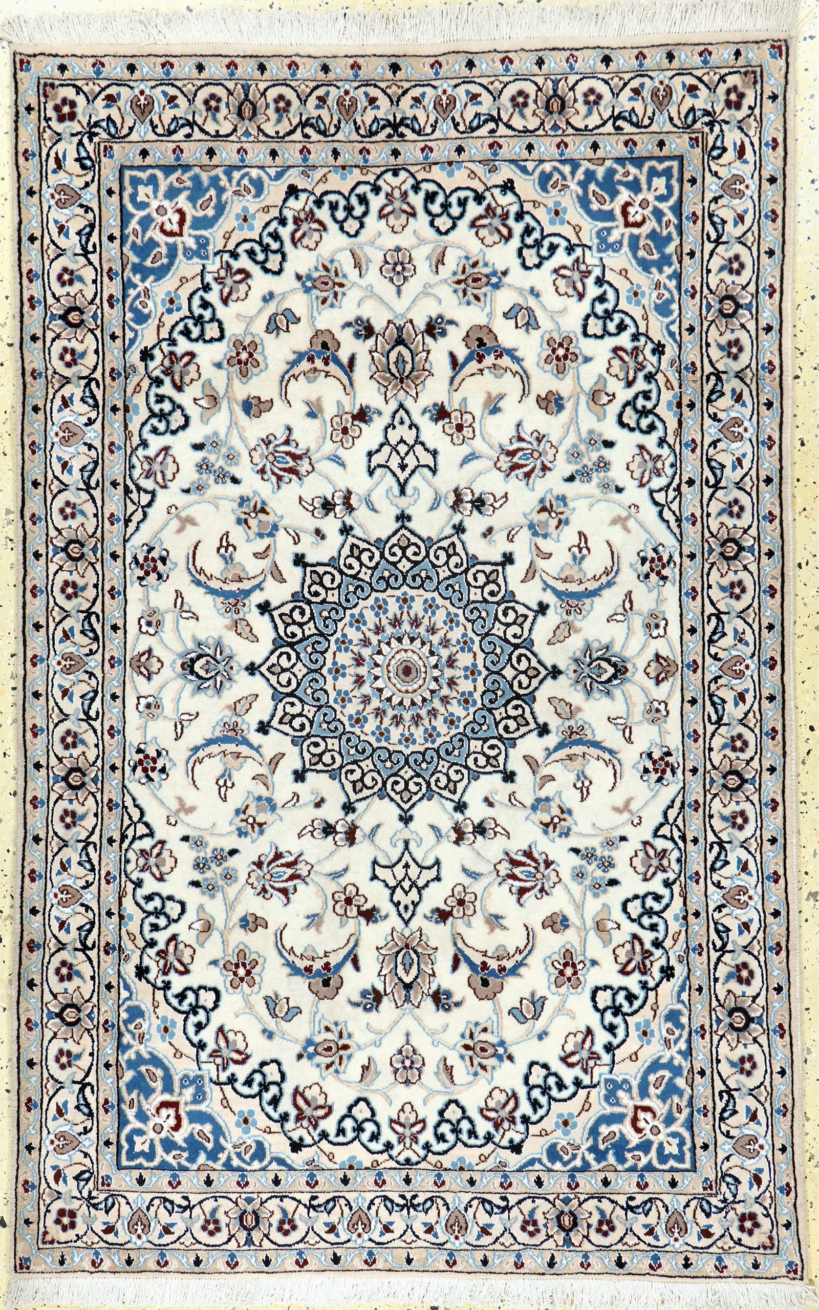 Nain, Persia, late 20th century, wool on cotton (1 of 6)