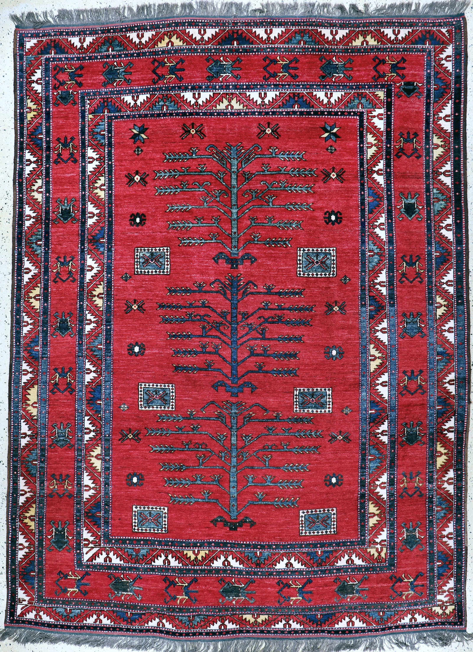 Kazak motif, Pakistan, late 20th century, woolon wool (1 of 11)