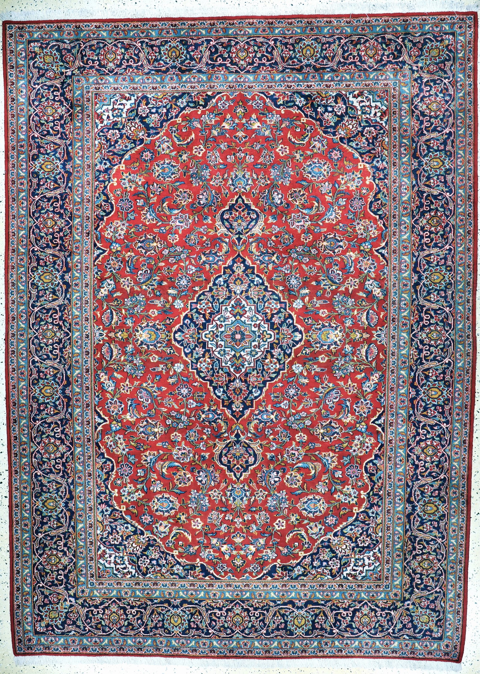Kashan, Persia, mid-20th century, wool on cotton (1 of 10)