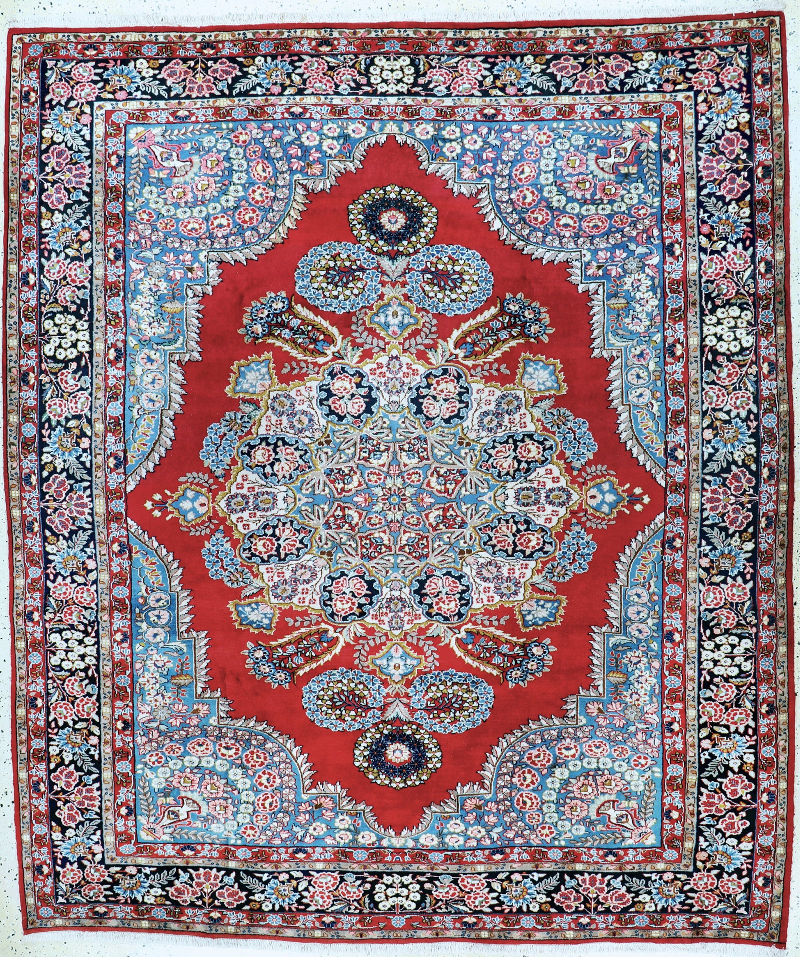 Yazd, Persia, late 20th century, wool on cotton (1 of 10)