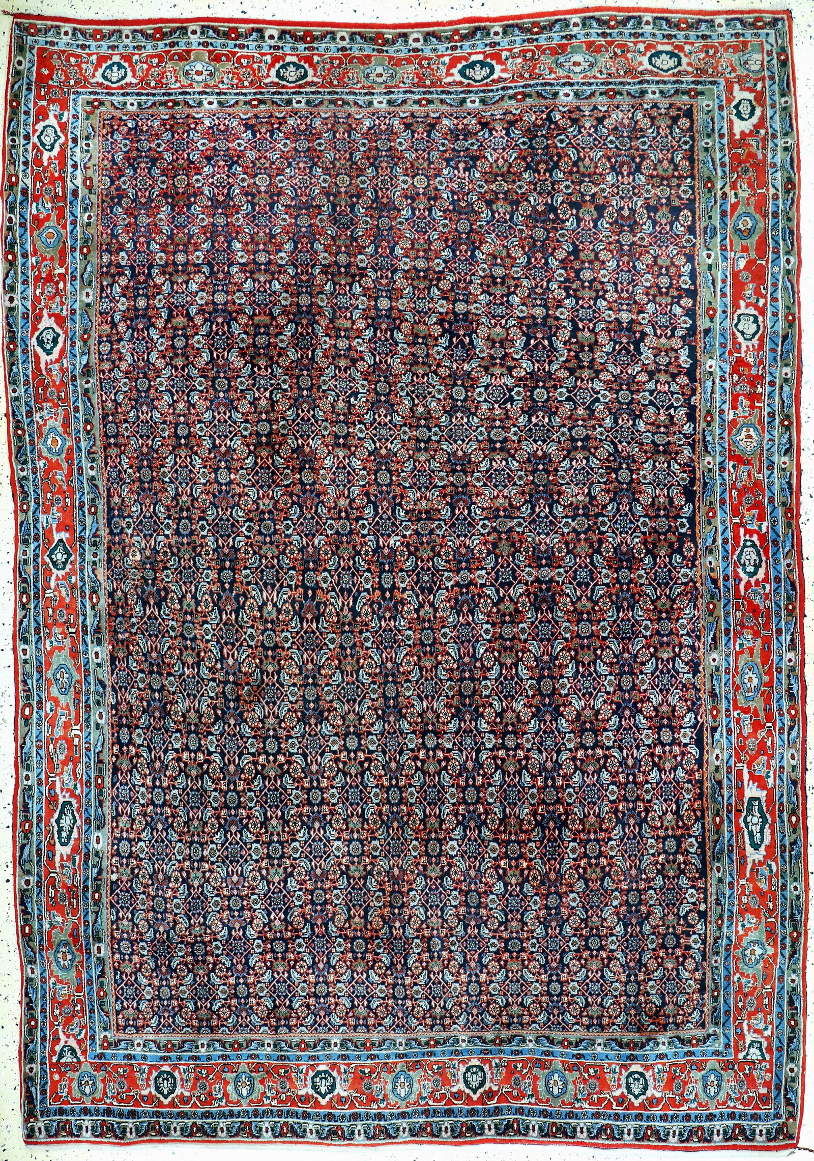 Bijar old, Persia, mid-20th century, wool on cotton (1 of 9)