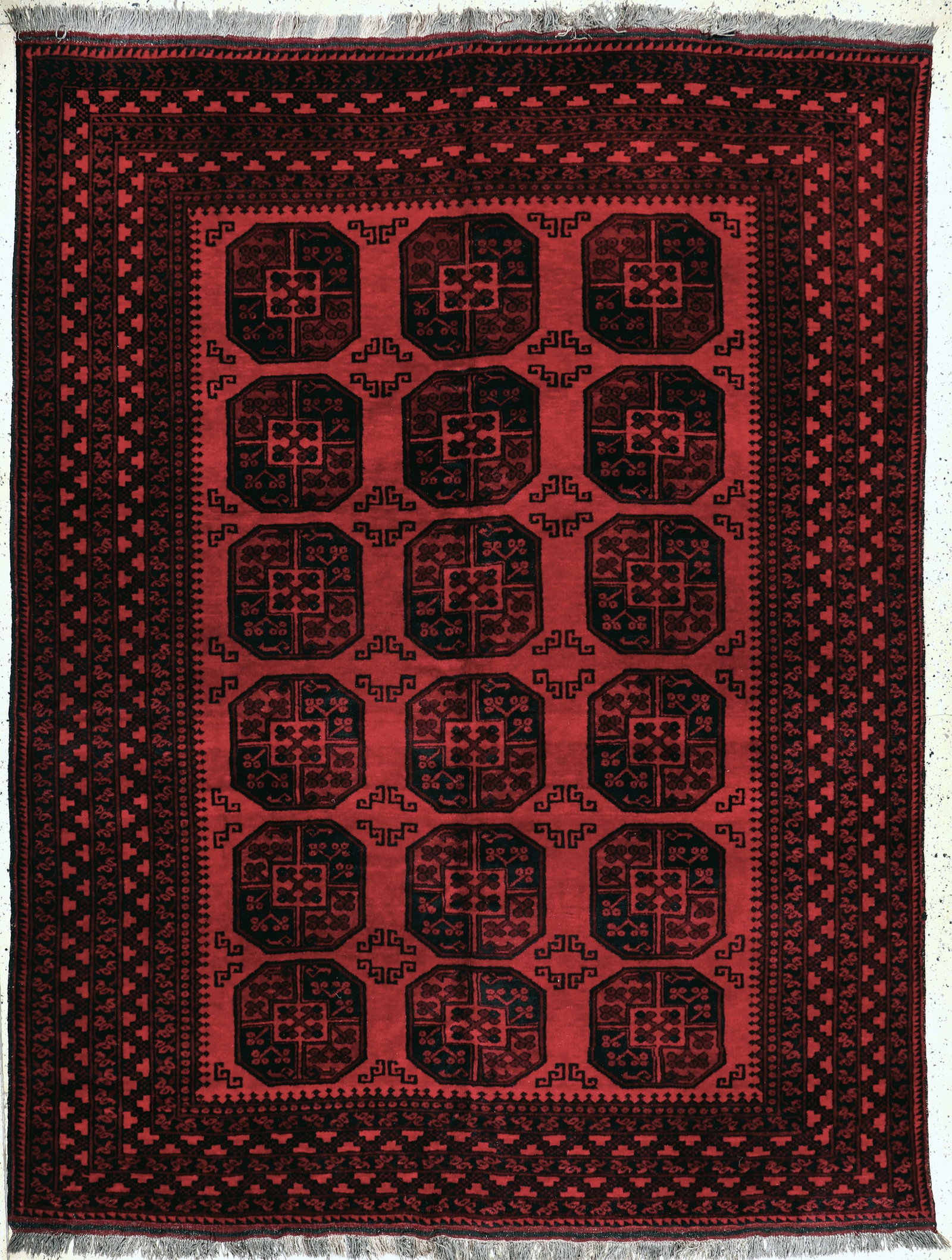Dolatabad, Afghanistan, late 20th century, Wolle auf: Dolatabad, Afghanistan, late 20th century, Wolle auf Wolle, approx. 336 x 260 cm, condition: 2. Rugs, Carpets & Flaweaves