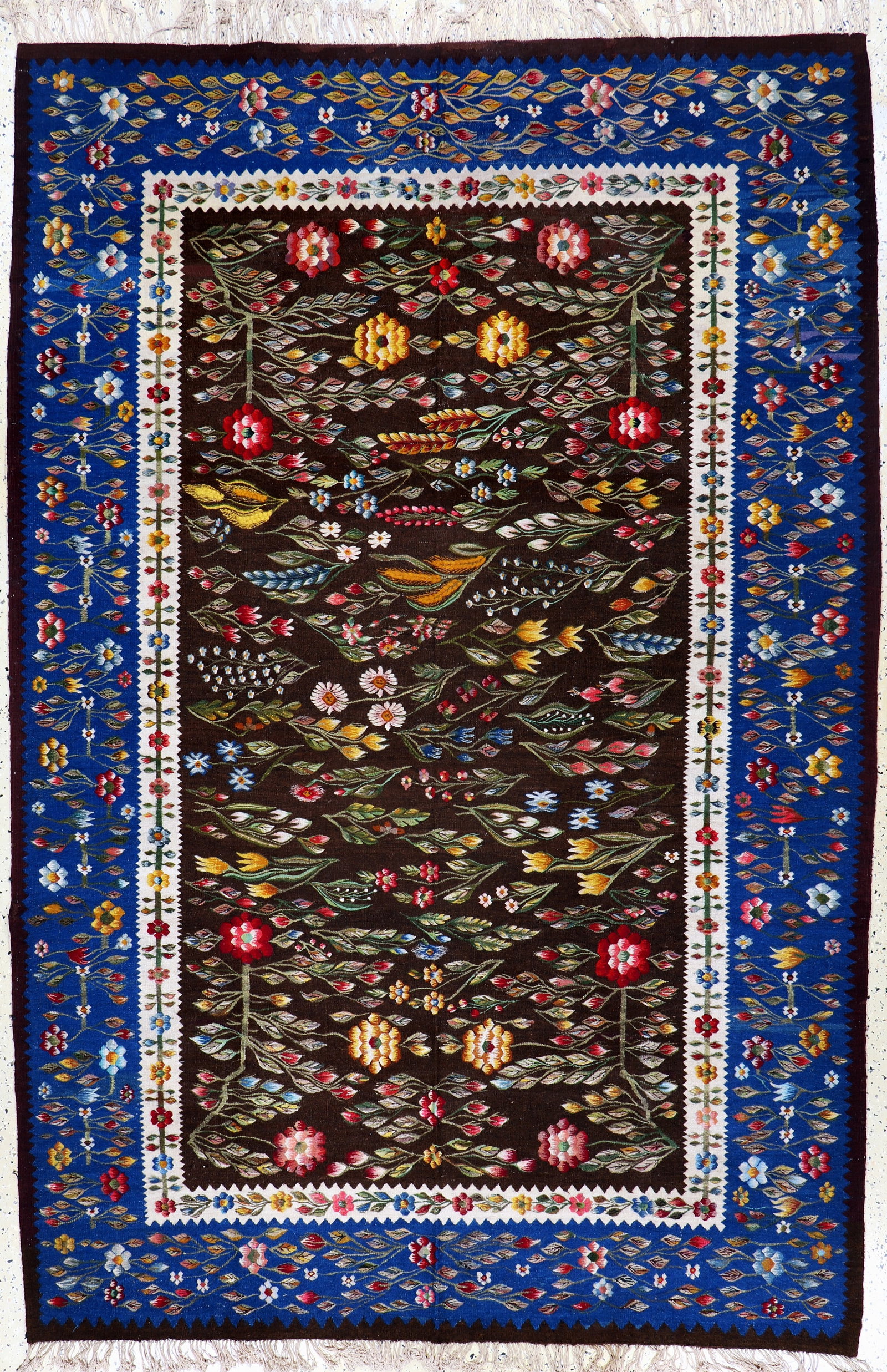 Bessarabia Kilim, early 20th century, wool on cotton (1 of 9)