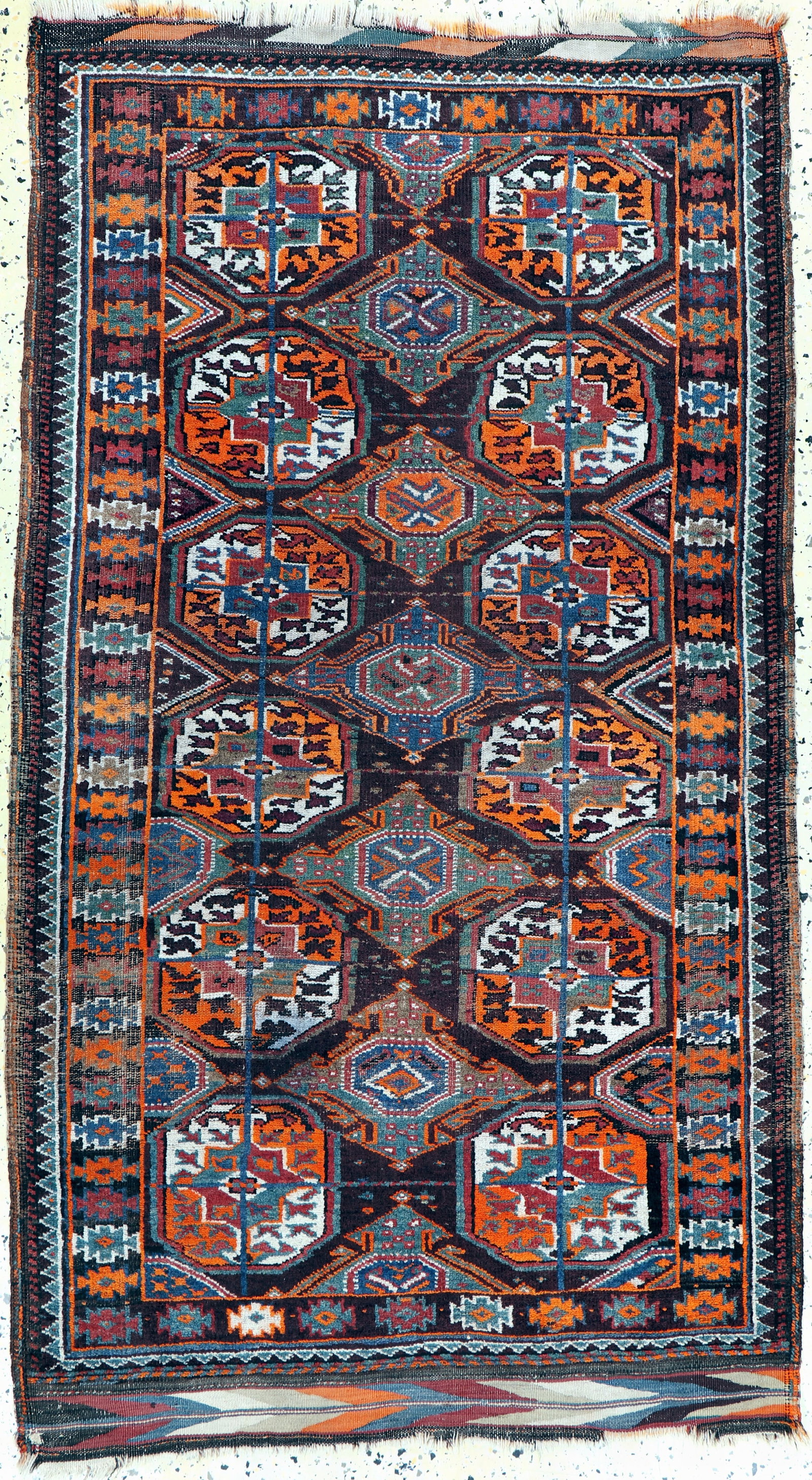 Baloch, Afghanistan, early 20th century, wool on wool (1 of 6)