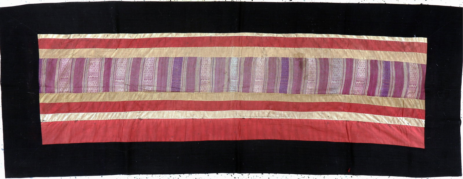 Antique wall hanging, Laos, around 1900, wovencotton (1 of 5)