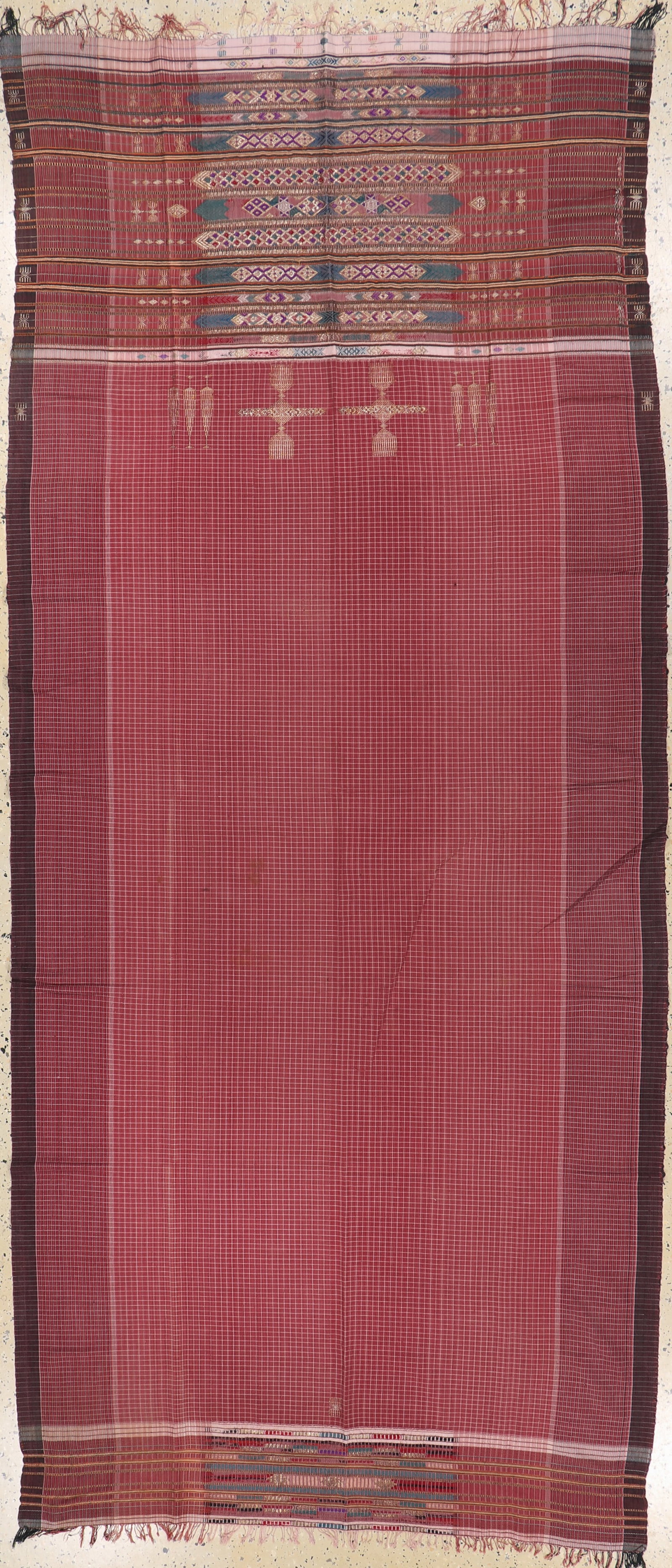 #'Ceremonial cloth#', Burma, early 20th century (1 of 6)