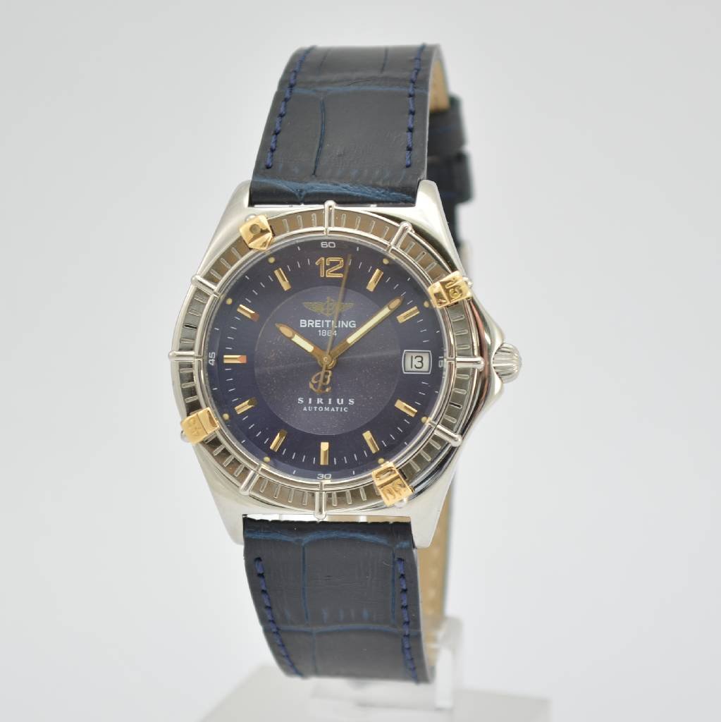 BREITLING Sirius gent's wristwatch in steel/gold