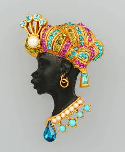 ASKEW LONDON brooch "Blackamoor"