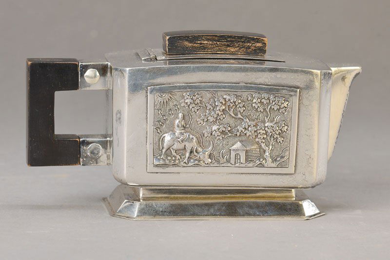 teapot, probably Shanghai,in 1920, silver (1 of 1)