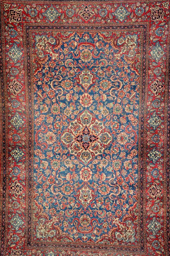 Isfahan, Persia, circa 1900, wool/cotton, approx. 216 x (1 of 1)