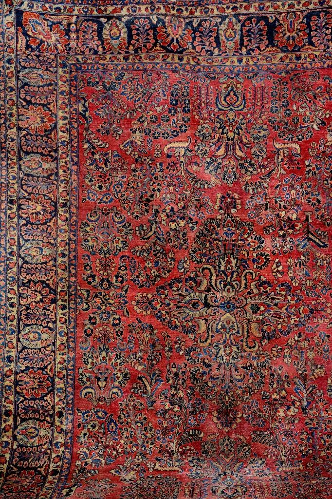 US Saruk, Persia, circa 1900, wool/cotton, approx. 352 (1 of 1)