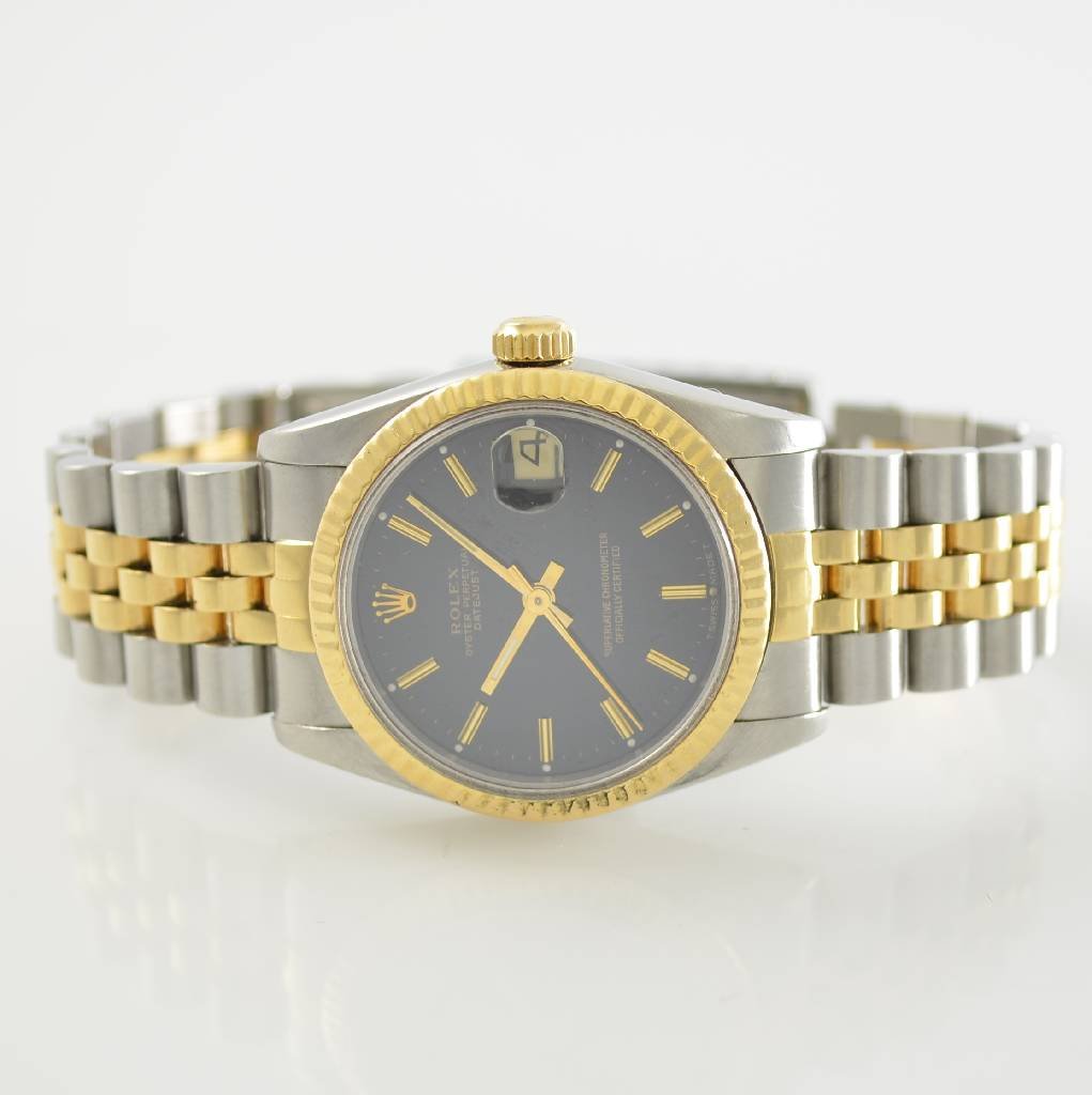 ROLEX medium wristwatch Oyster Perpetual Datejust (1 of 4)