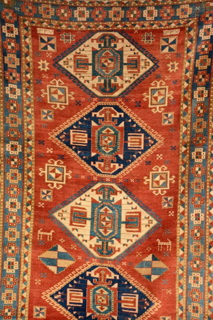 Kazak, Caucasus, 1920 dated, wool/wool, approx. 291 x (1 of 1)