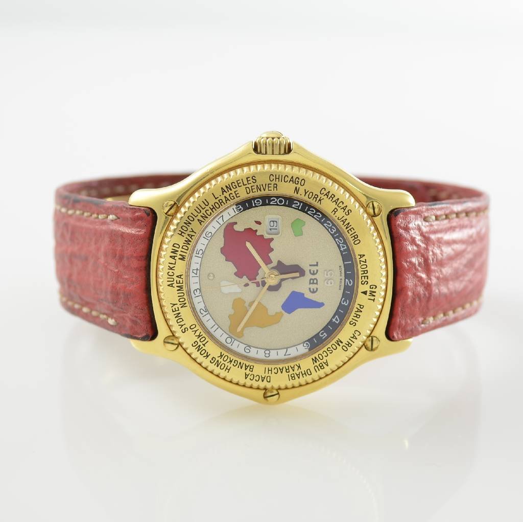 EBEL rare 18k yellow gold gent's wristwatch Atlas (1 of 10)