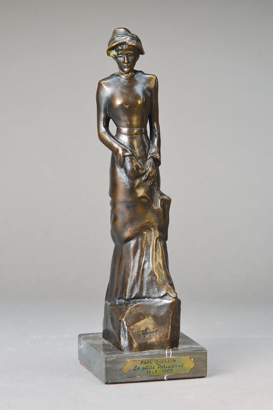 Paul Gauguin, 18481903, bronze, La Petite Parisienne